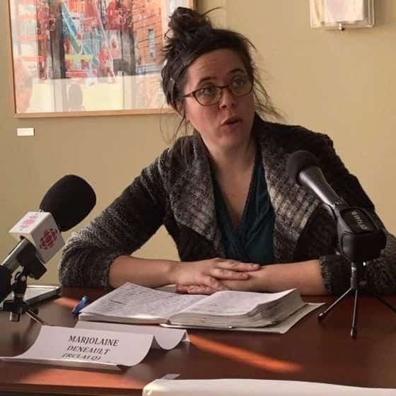 Marjolaine Deneault, porte-parole du Regroupement des comités logement et associations de locataires du Québec (RCLALQ)