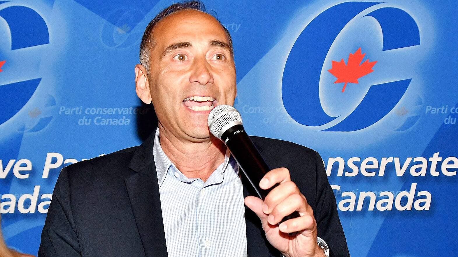 Le conservateur Richard Martel lors de sa victoire en 2019.