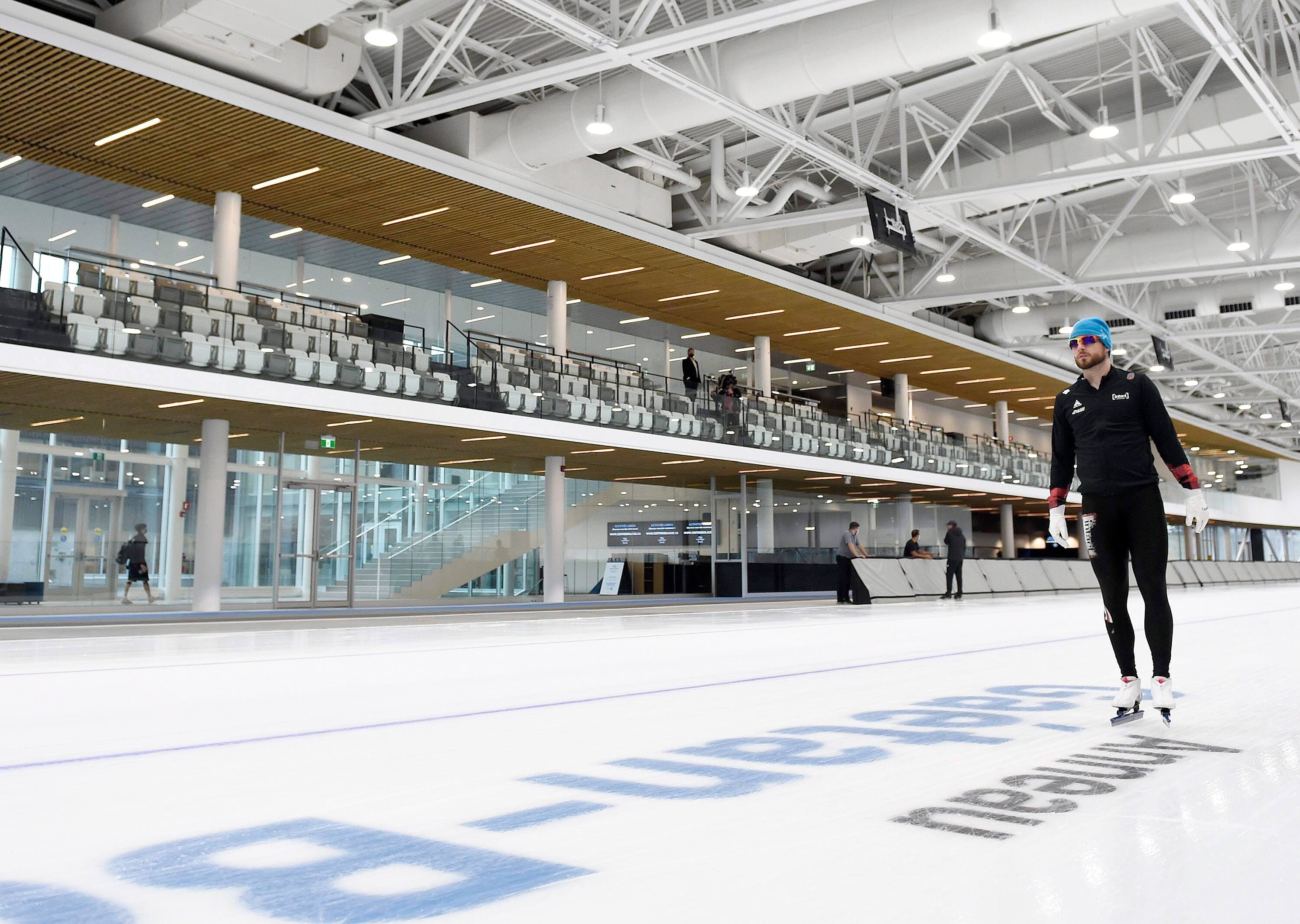 Laurent Dubreuil avait patiné pour la première au Centre de glaces Intact Assurance, à Québec, en août dernier.