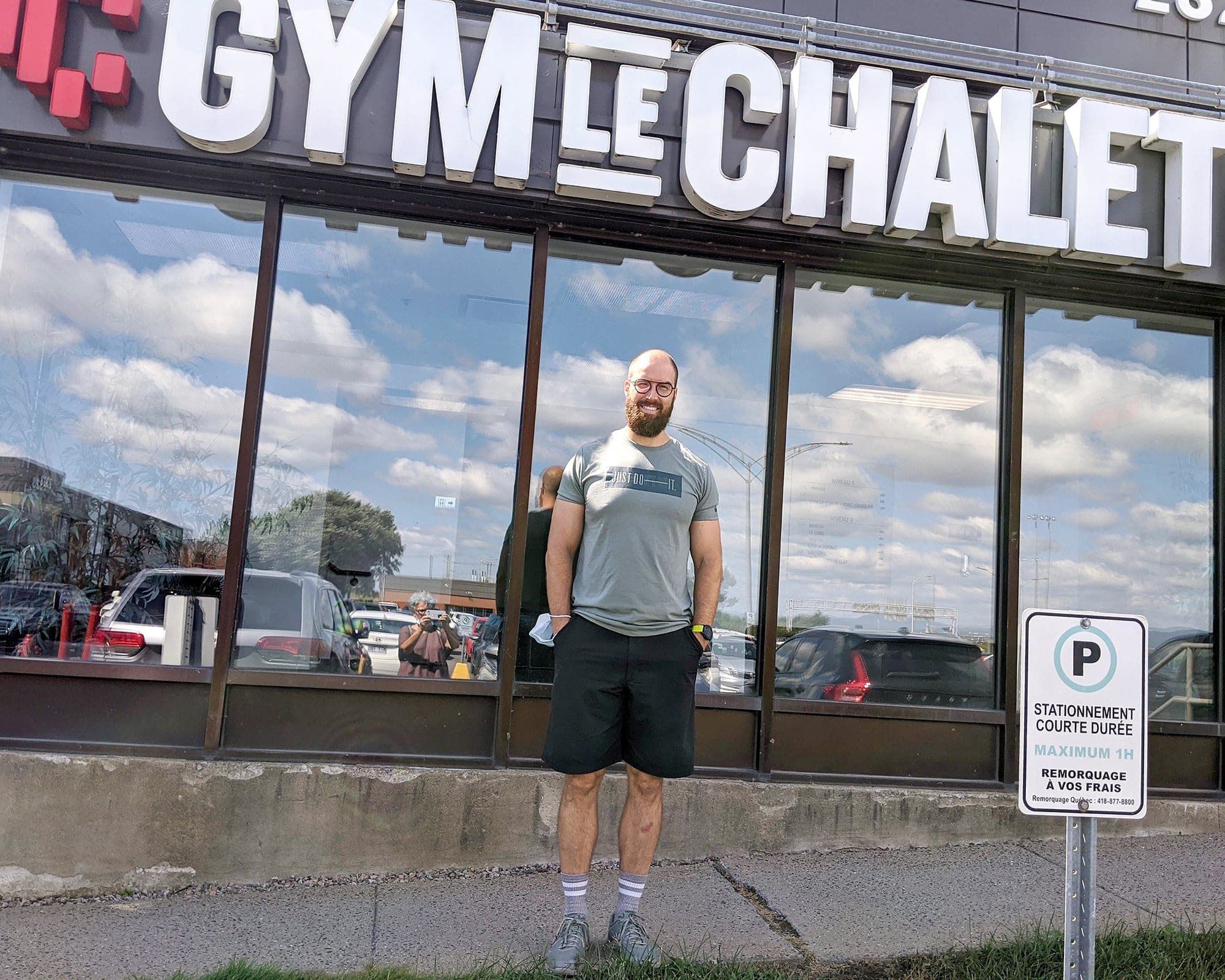 Gabriel Hardy, propriétaire de Gym Le Chalet