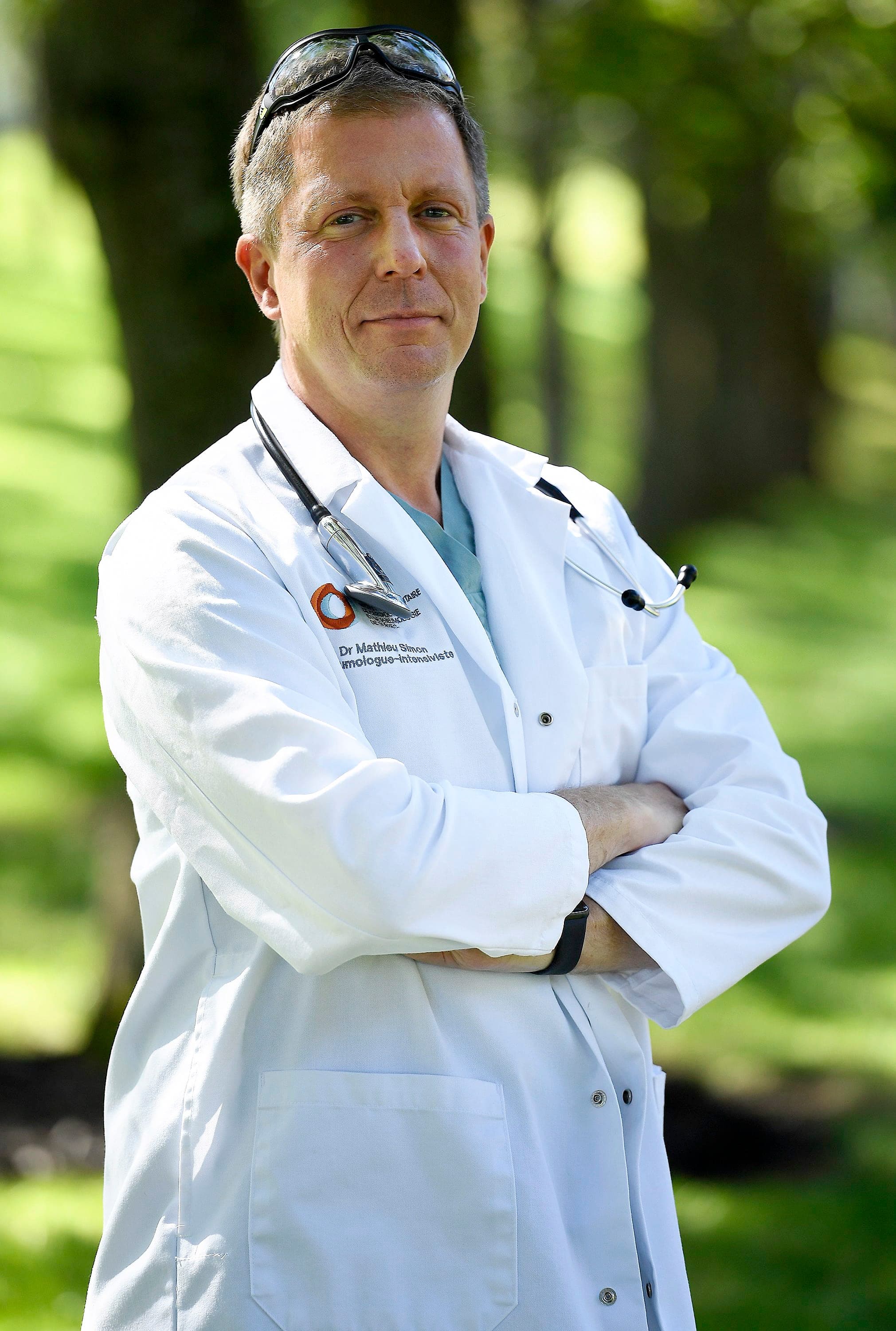 Dr Mathieu Simon, chef du département de soins intensifs à l'Institut universitaire de cardiologie et de pneumologie de Québec.