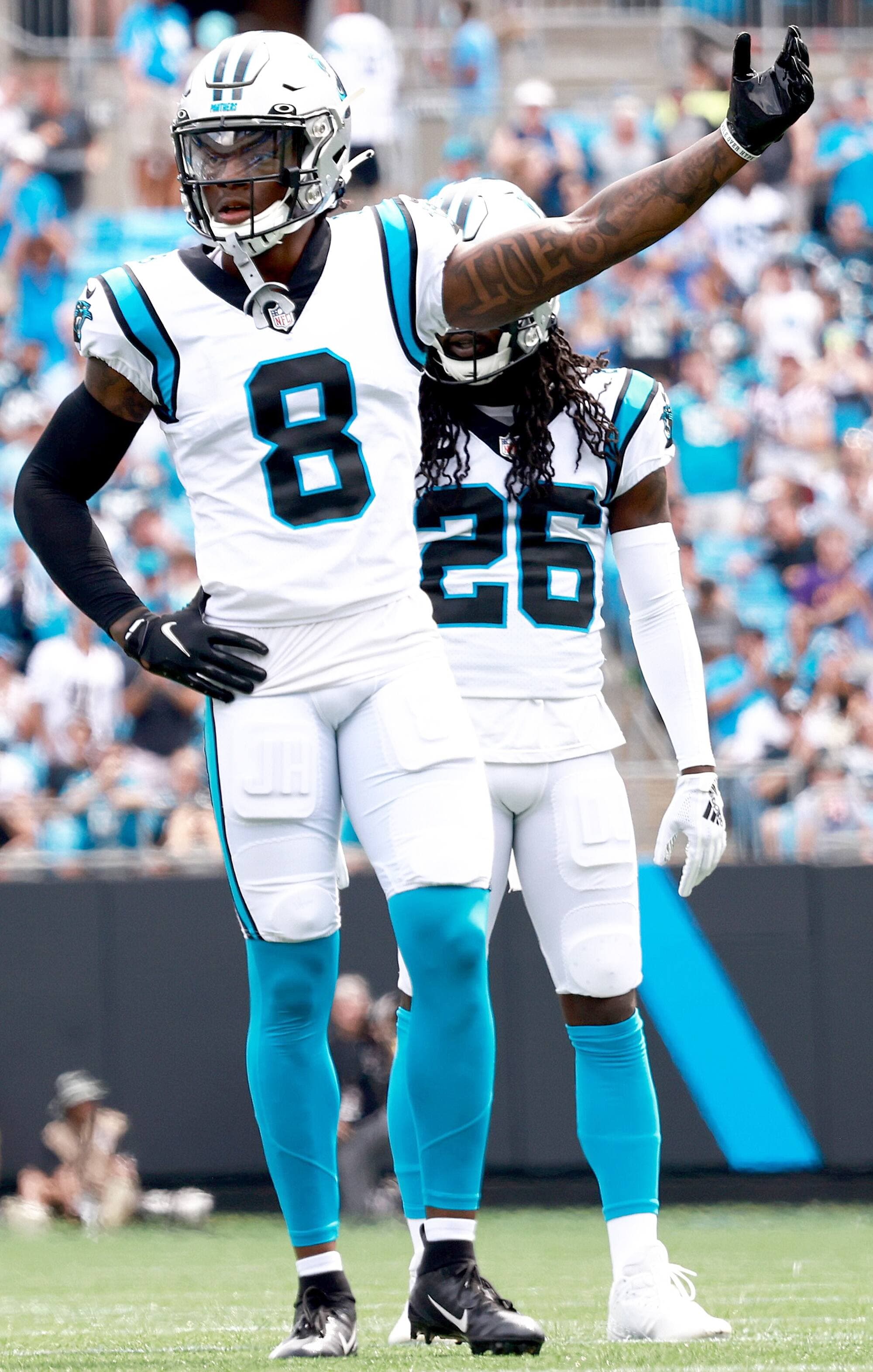 Le joueur des Panthers Jaycee Horn.