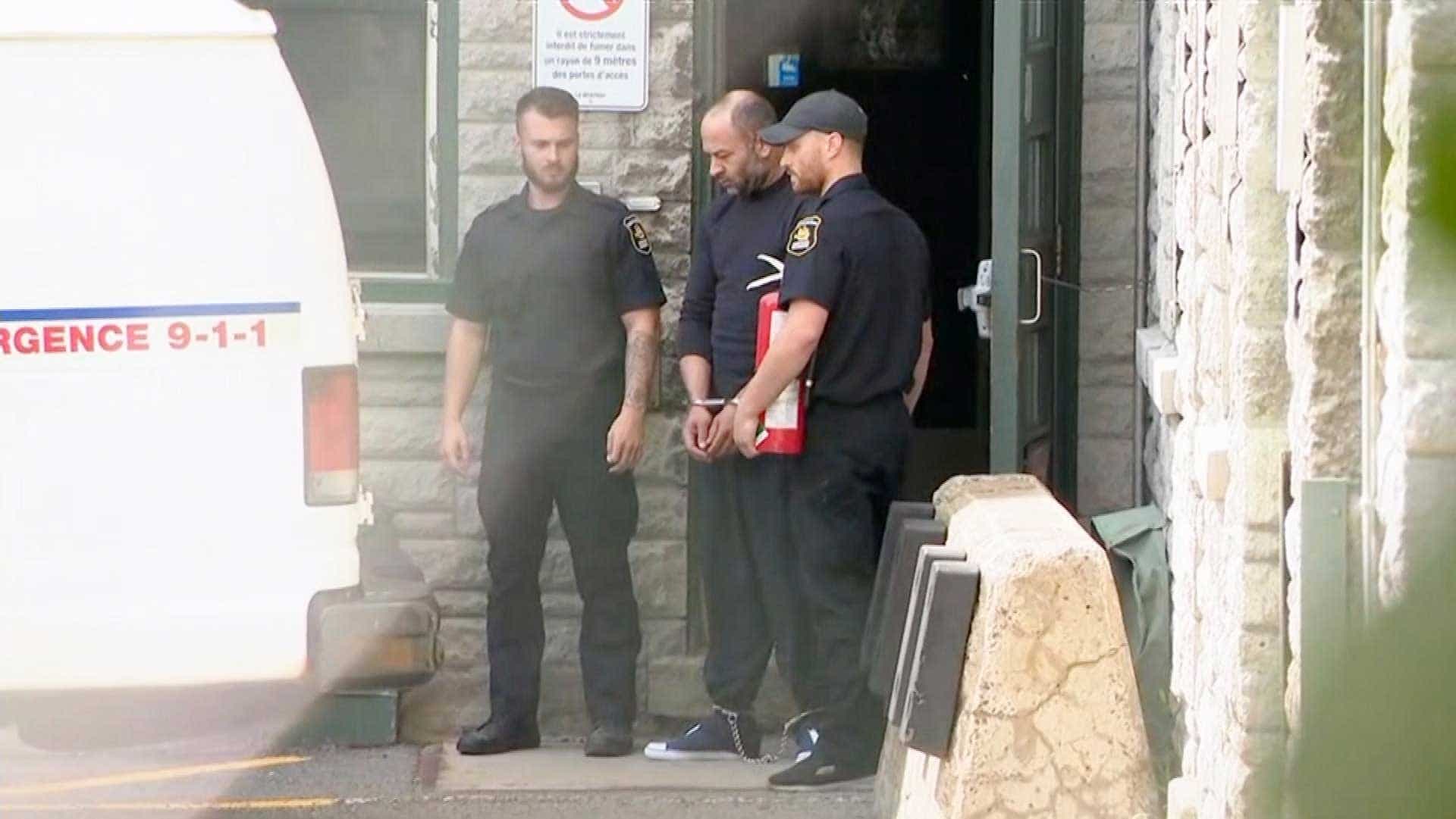 Frej Haj Messaoud, photographié en août 2019 à sa sortie de la centrale de police Victoria.