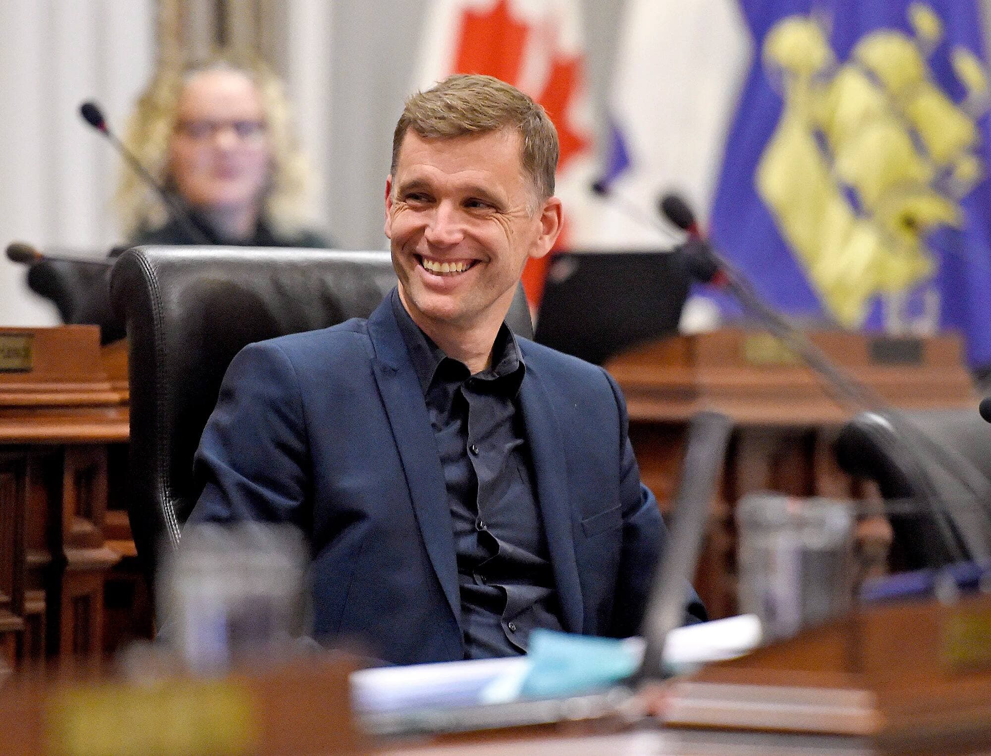 Dans son discours d’ouverture, lundi, le nouveau maire de Québec, Bruno Marchand, a envoyé un message de collaboration.