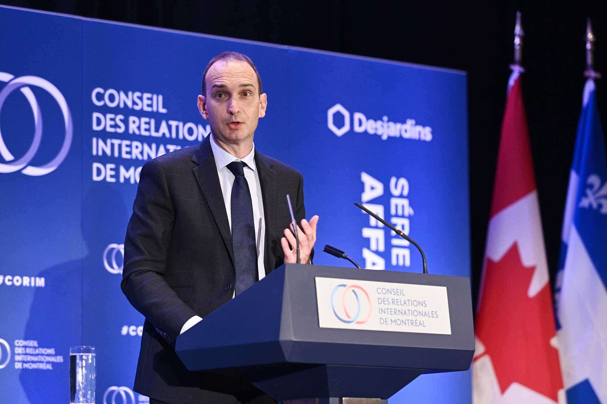 Le PDG d’Airbus Canada, Benoît Schultz, était l’invité du Conseil des relations internationales de Montréal (CORIM), hier.