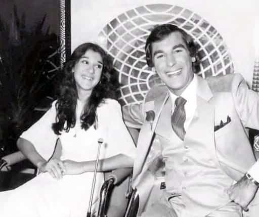 Céline Dion et Michel Jasmin en juin 1981.