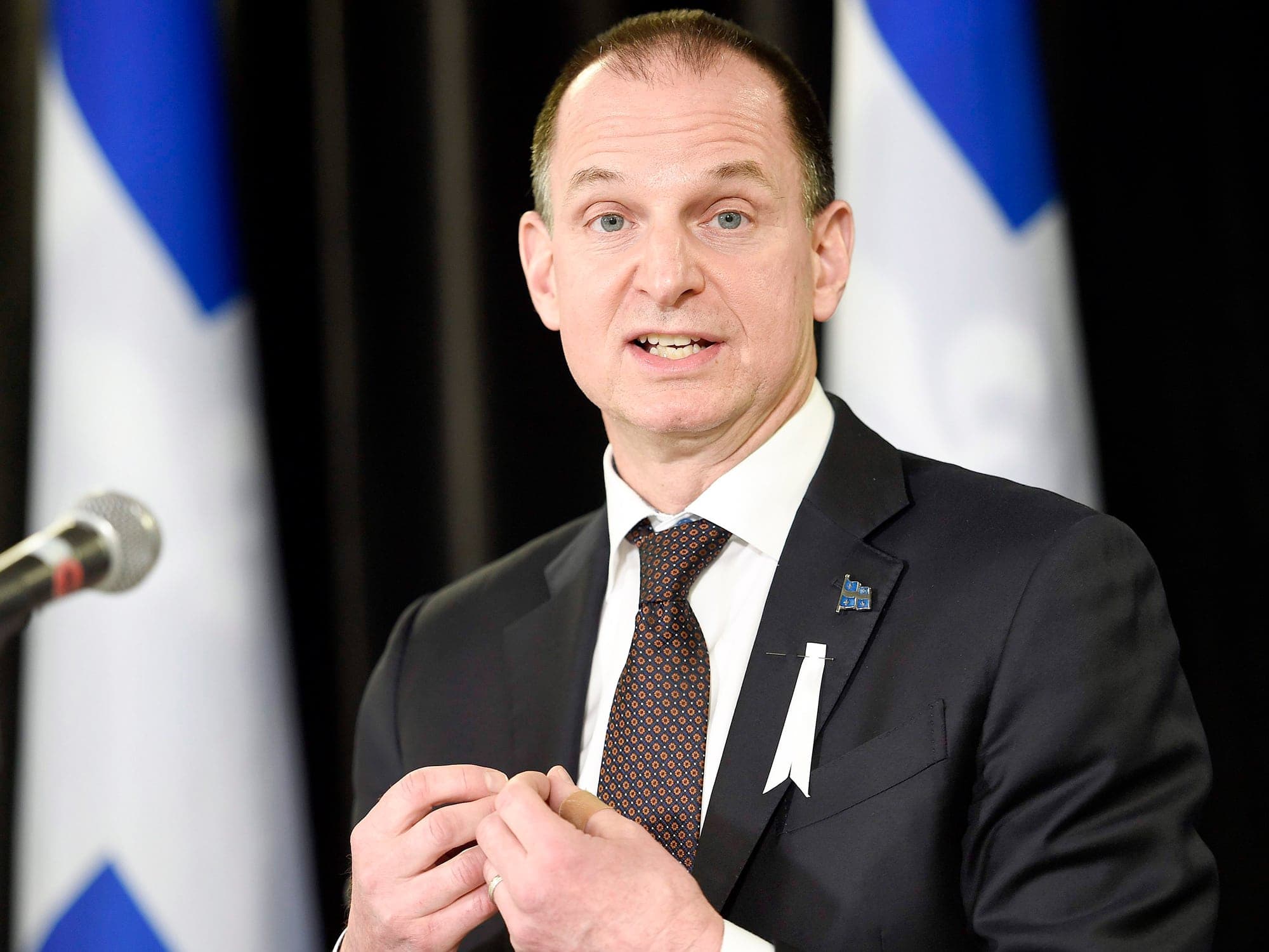 Le ministre des Finances Eric Girard, surnommé « le ministre des Nordiques » aurait souhaité un entretien plus concluant avec les autorités de la LNH, aujourd'hui.