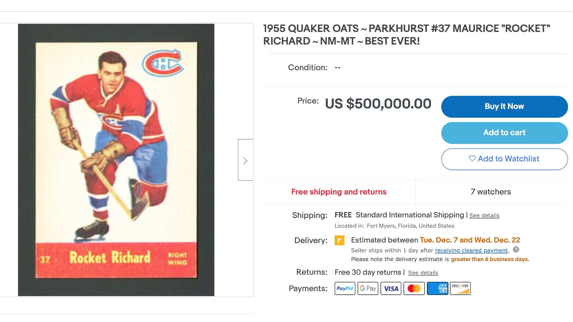 Capture d’écran, eBay