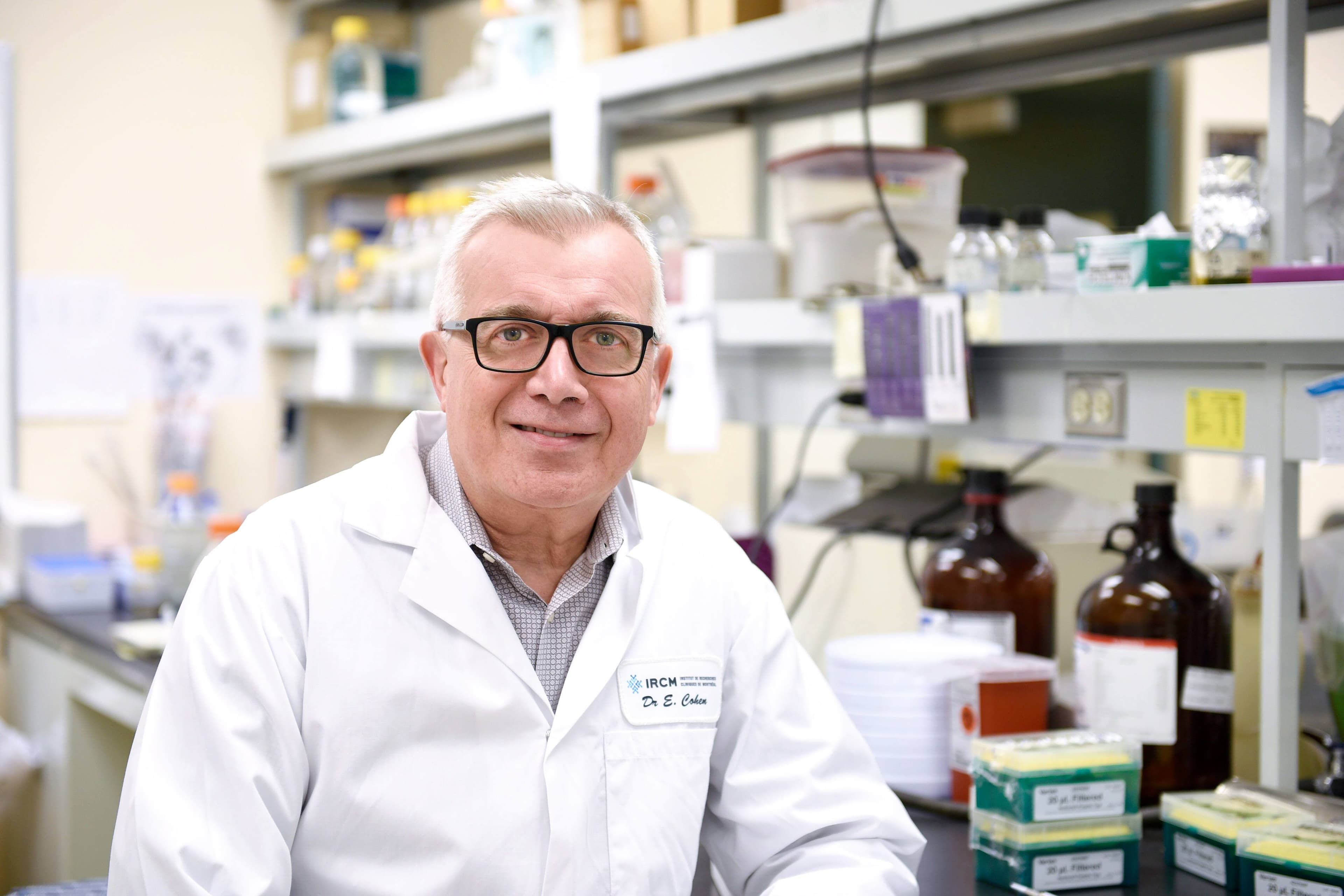 Le virologue Éric Cohen dirige le consortium canadien de recherche sur la guérison du VIH (Cancure).