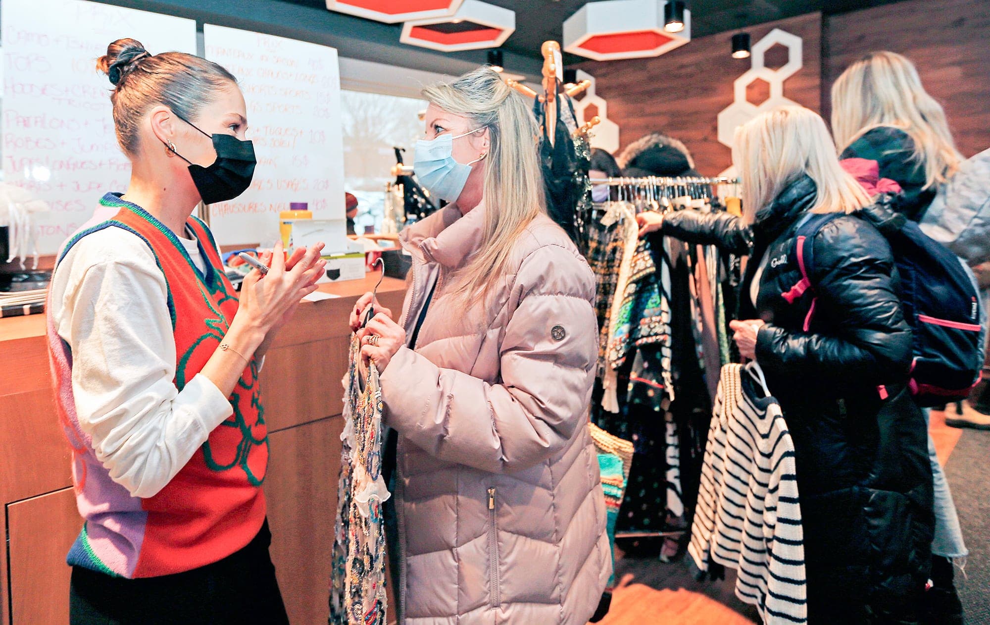 Bianka Lessard était très émue de croiser la vedette. La dame est partie de Mascouche pour participer à l’événement.
