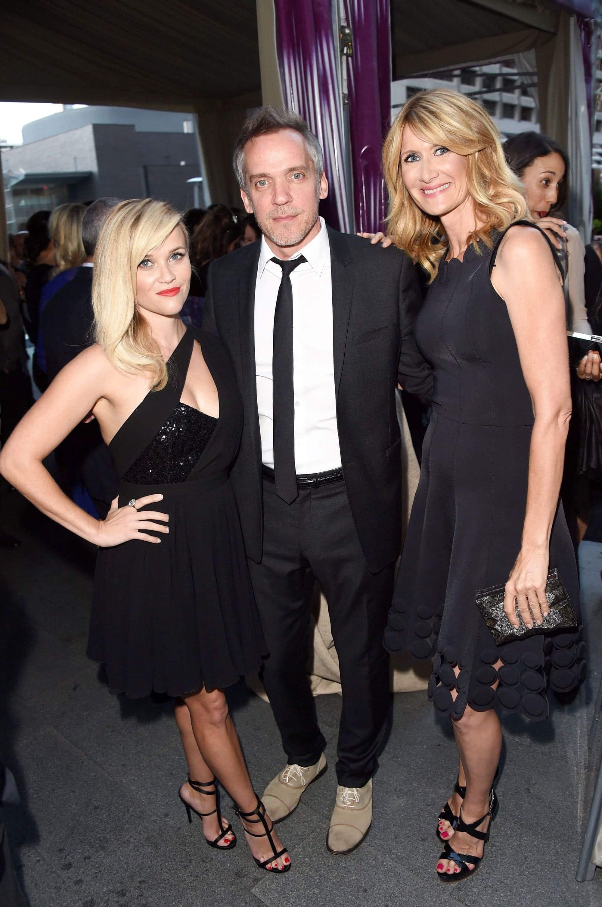 Jean-Marc Vallée a assisté à une soirée organisée par l’Académie des Oscars, en compagnie des deux actrices principales de son film Wild, Reese Witherspoon et Laura Dern.