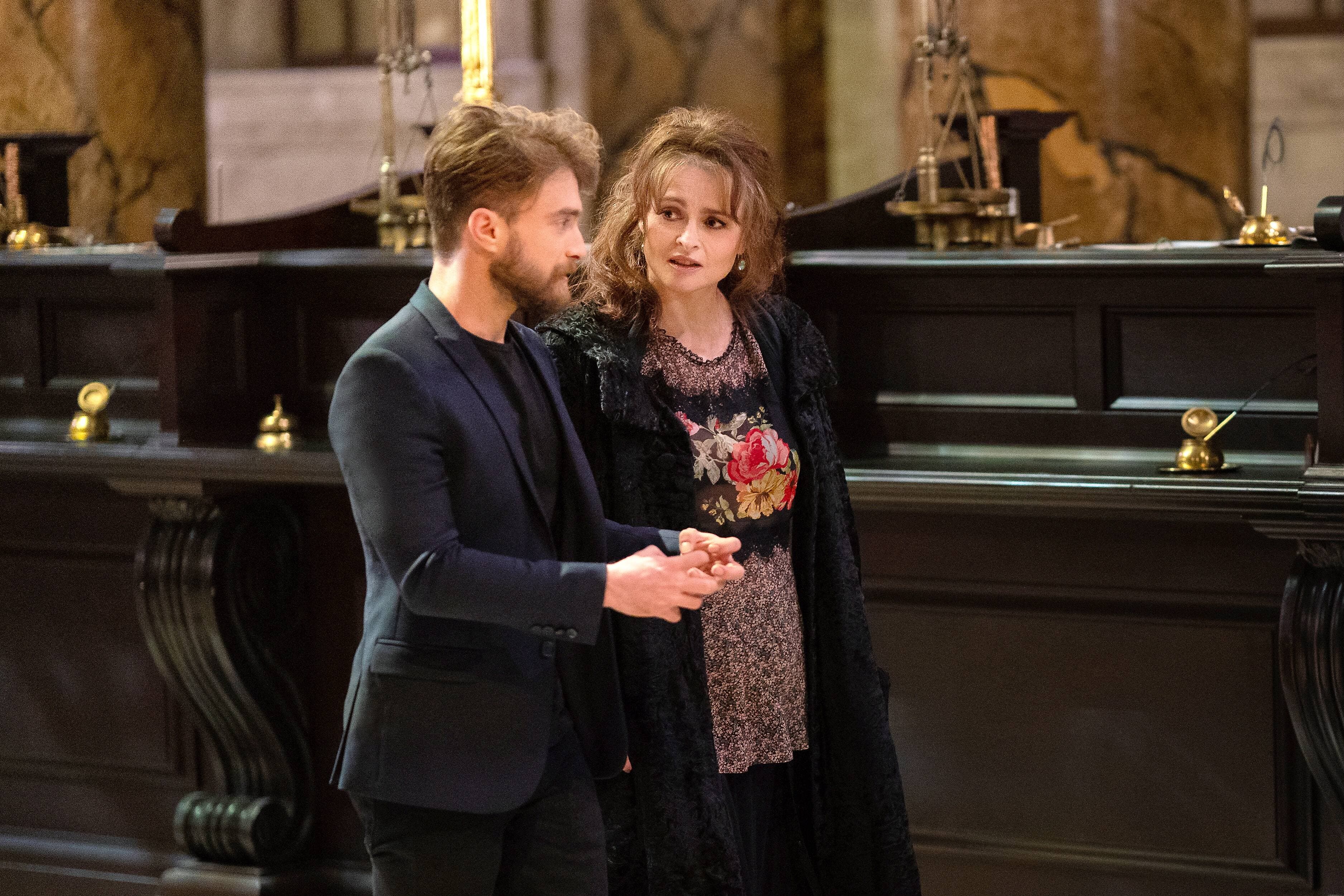 Daniel Radcliffe et Helena Bonham Carter