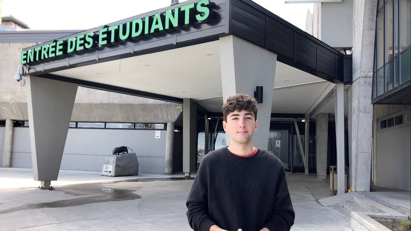 Jean-Simon Desrochers, représentant étudiant