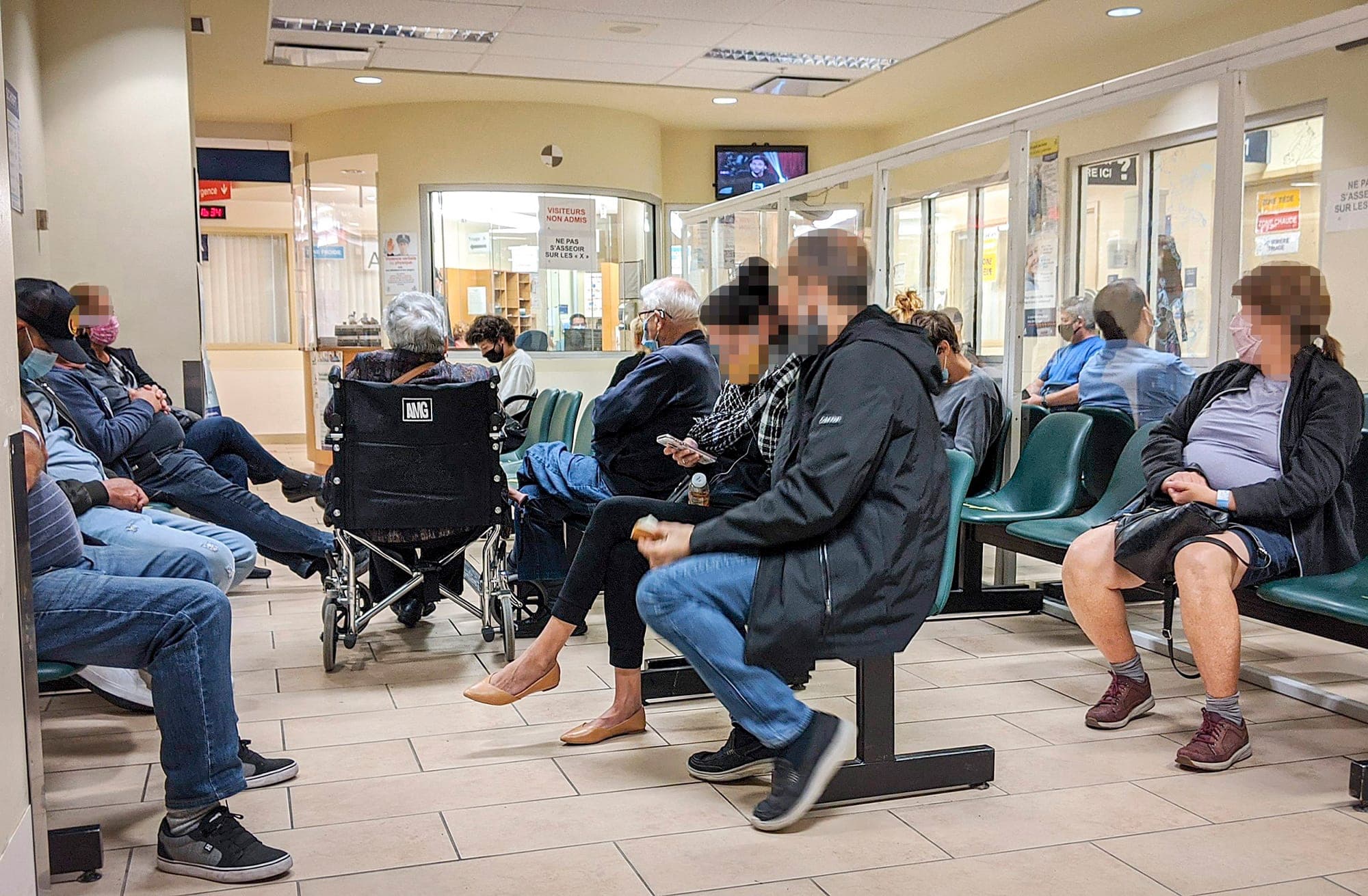 L’urgence de l’Hôpital de l’Enfant-Jésus à Québec.
