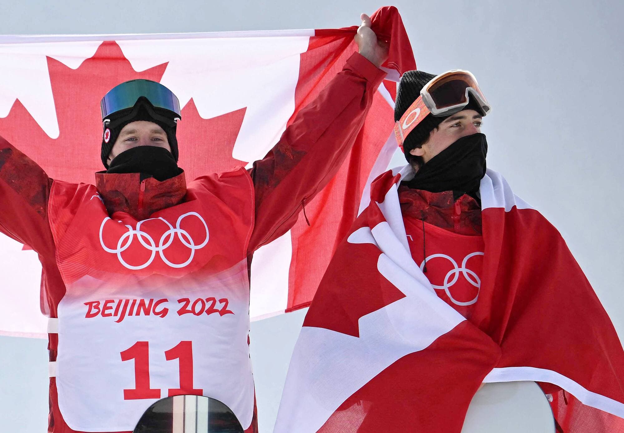 Maxence Parrot et Mark McMorris