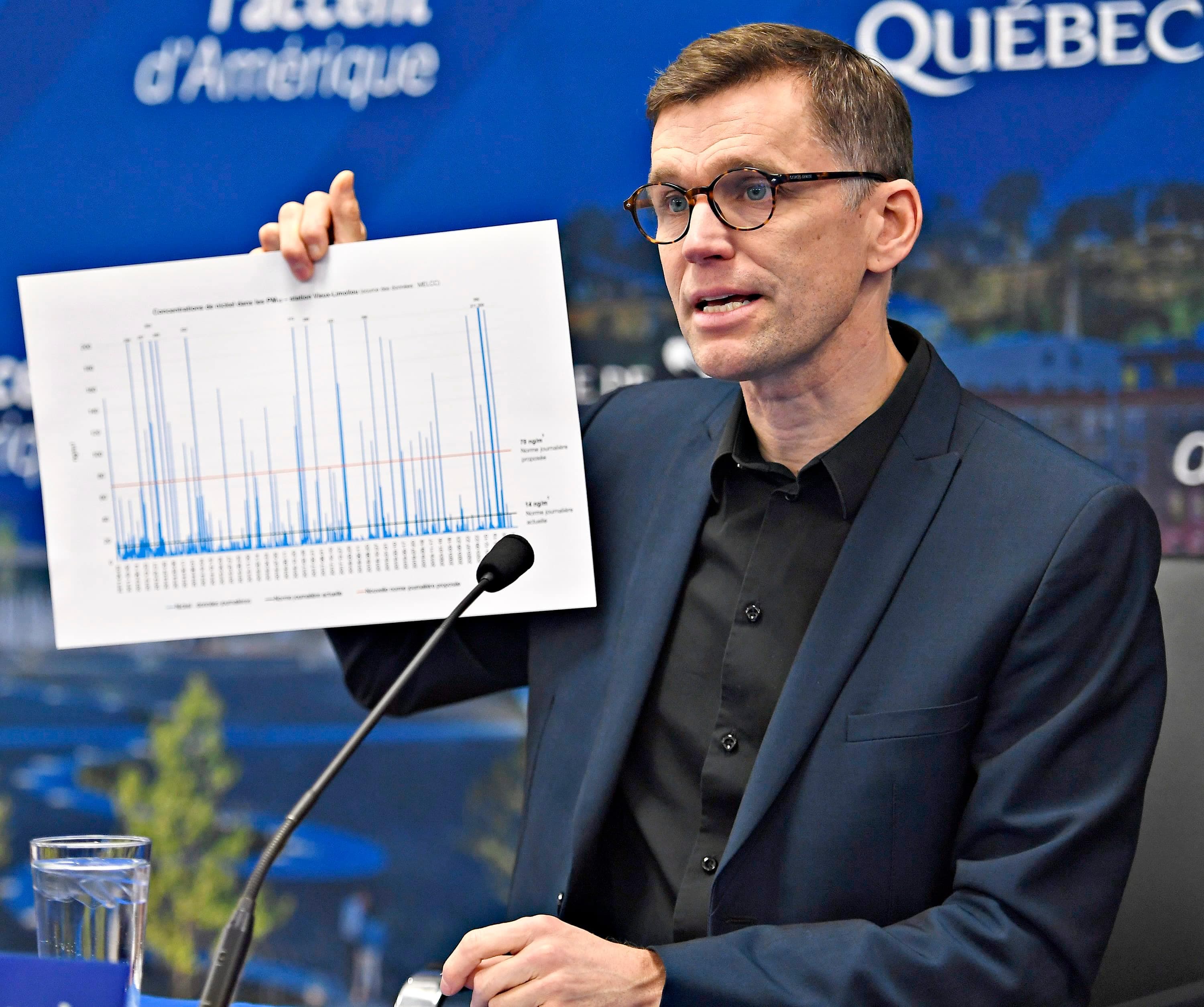 Le maire de Québec, Bruno Marchand