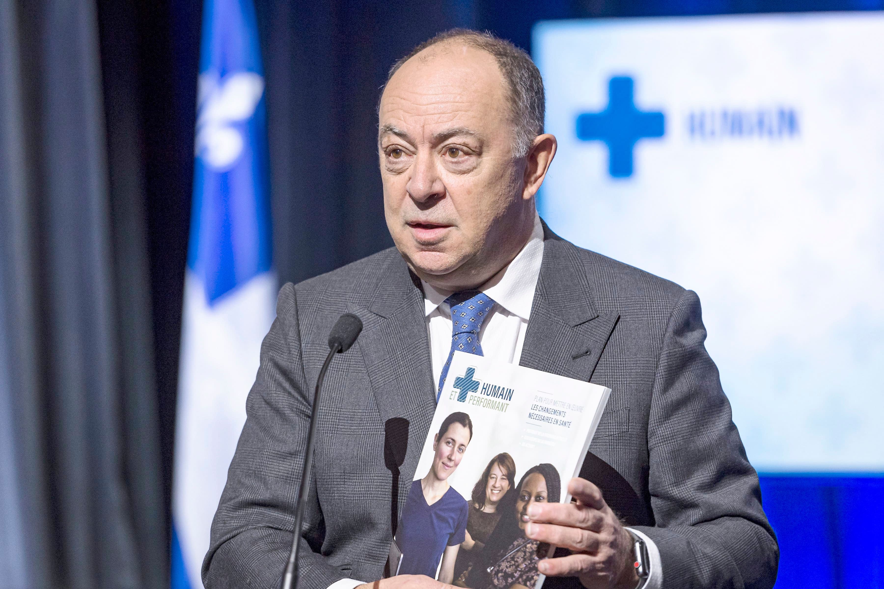 Le ministre de la Santé, Christian Dubé, a présenté son plan de relance du réseau de la santé, en mars dernier.