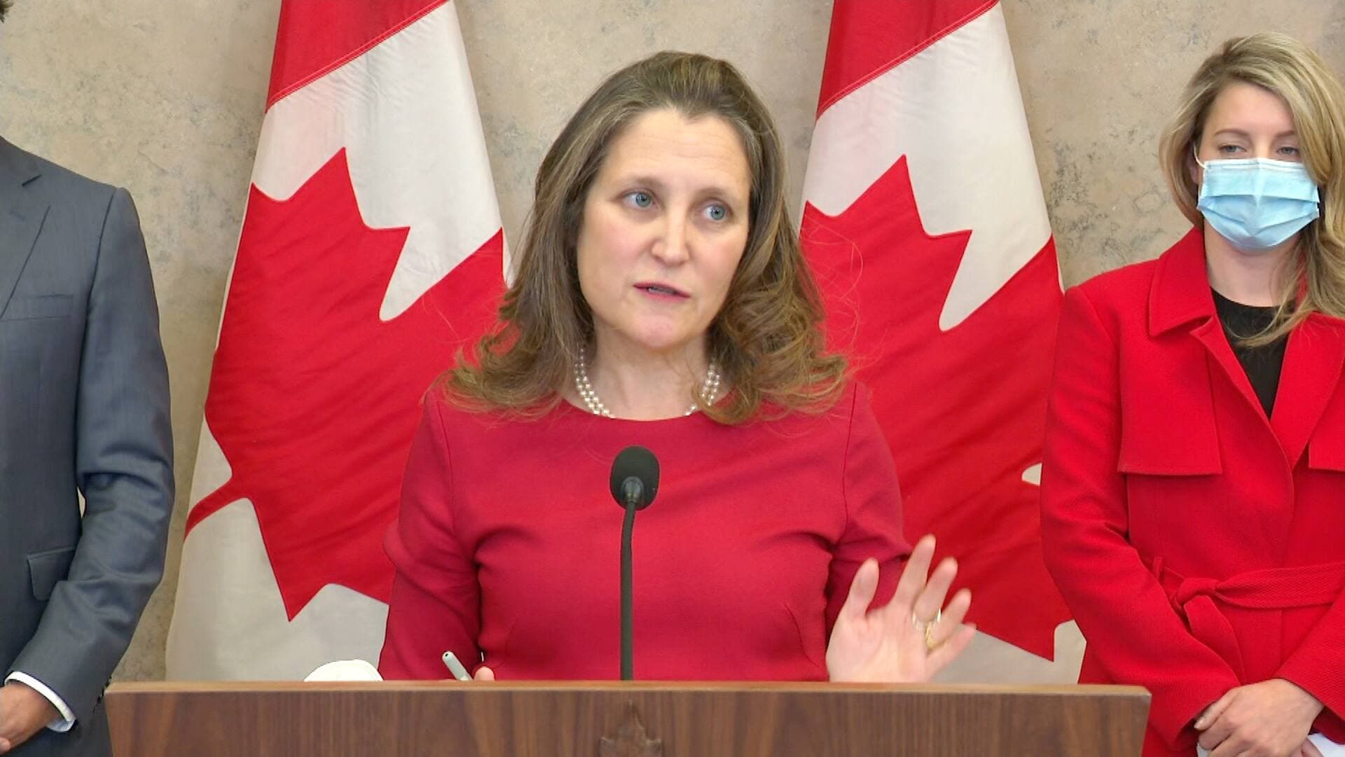 La vice-première ministre et ministre des Finances, Chrystia Freeland, annonçait en janvier le prolongement de l’opération UNIFIER.