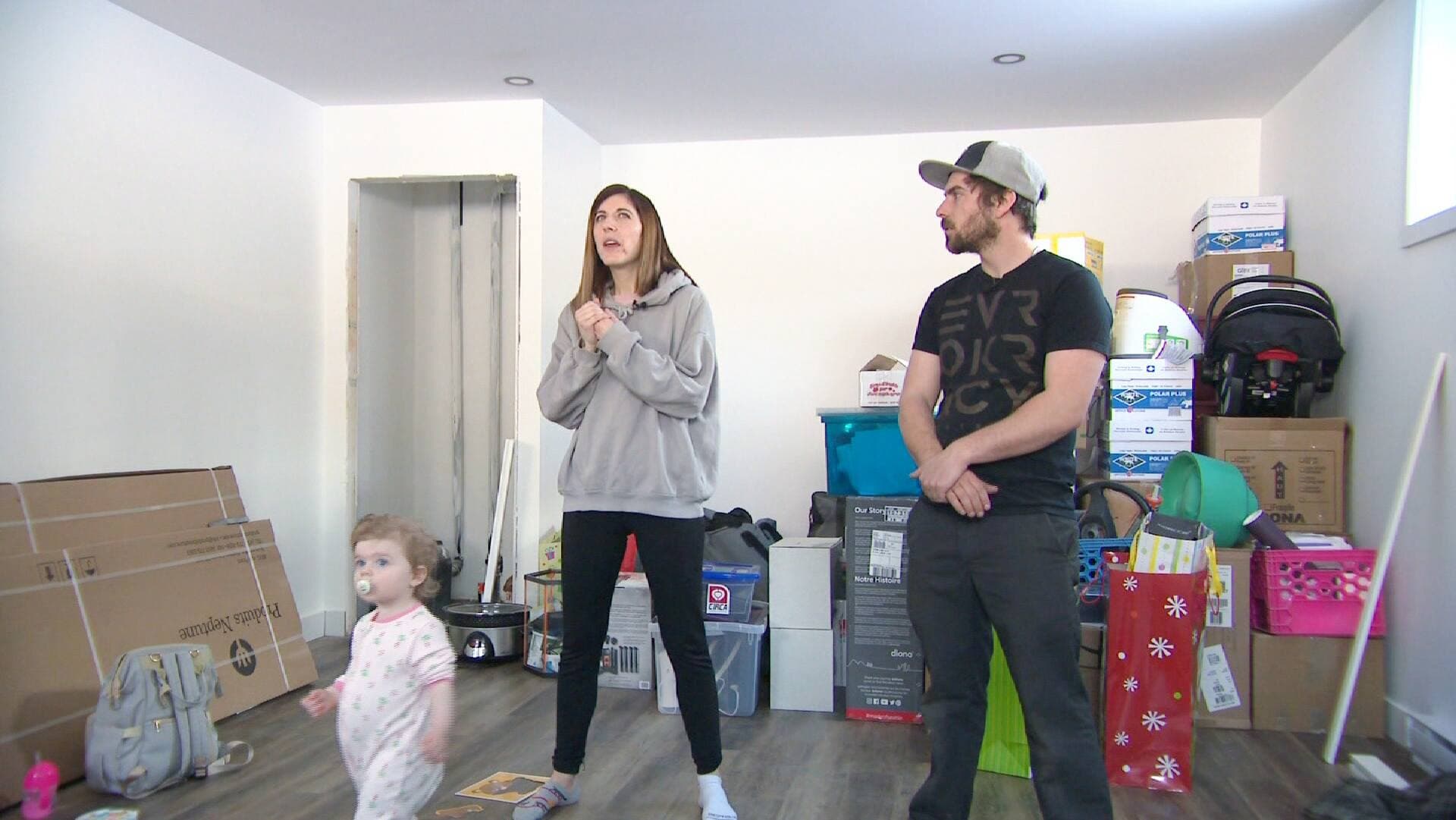 Justine Picard et Francis Rondeau ont dû se reloger à 1650 $ par mois en attendant la construction de leur maison neuve à Saint-Antoine-sur-Richelieu.