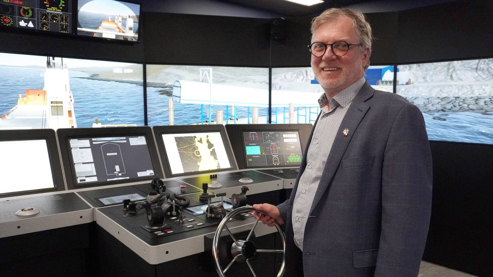 Alain Richard, capitaine à l’Administration de pilotage des Laurentides, qui gère la navigation sur le Saint-Laurent.