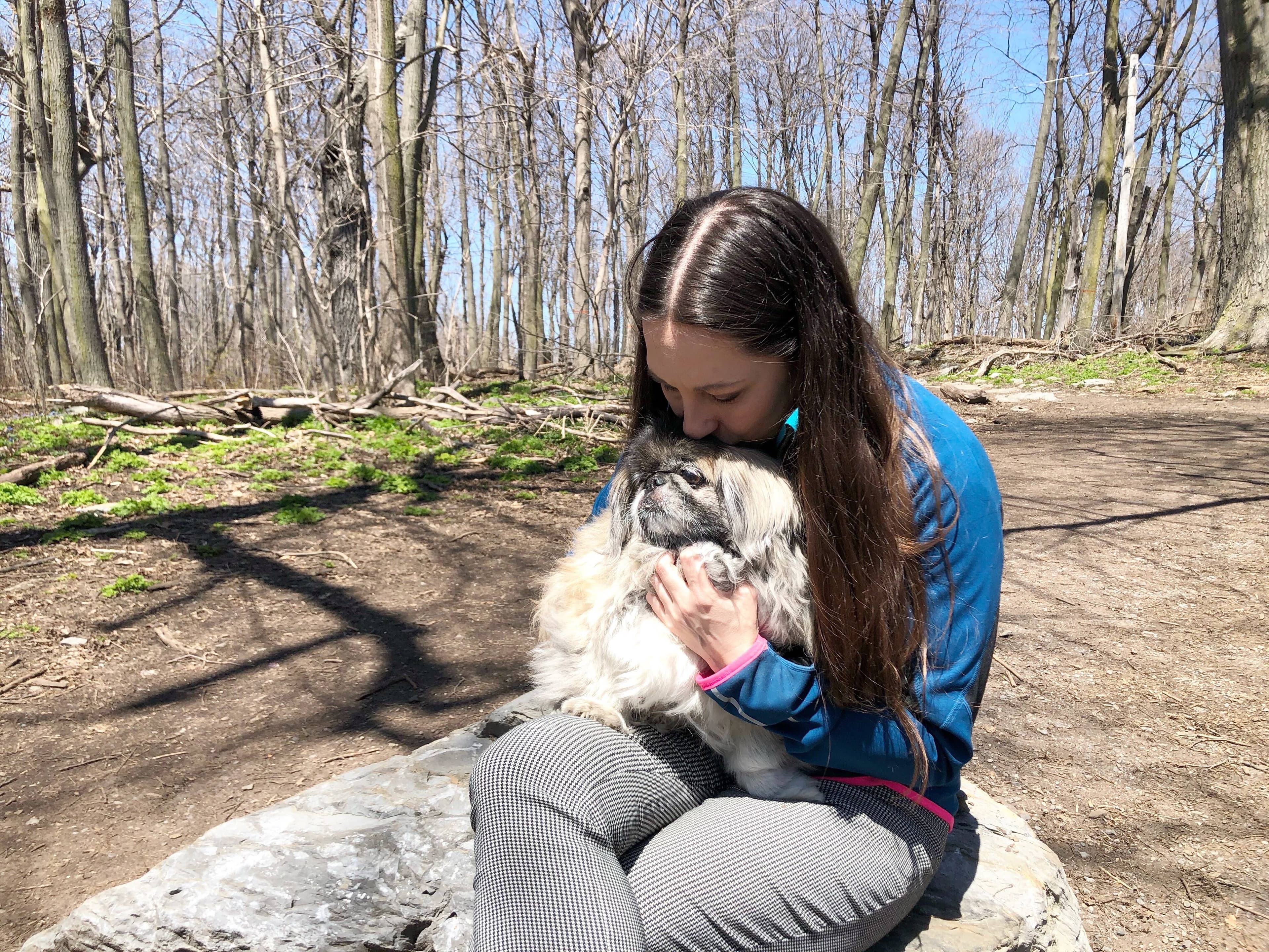 Lydia Yakonowsky a pris cette photo la journée même où elle a été contrainte de faire euthanasier son chien Boris.