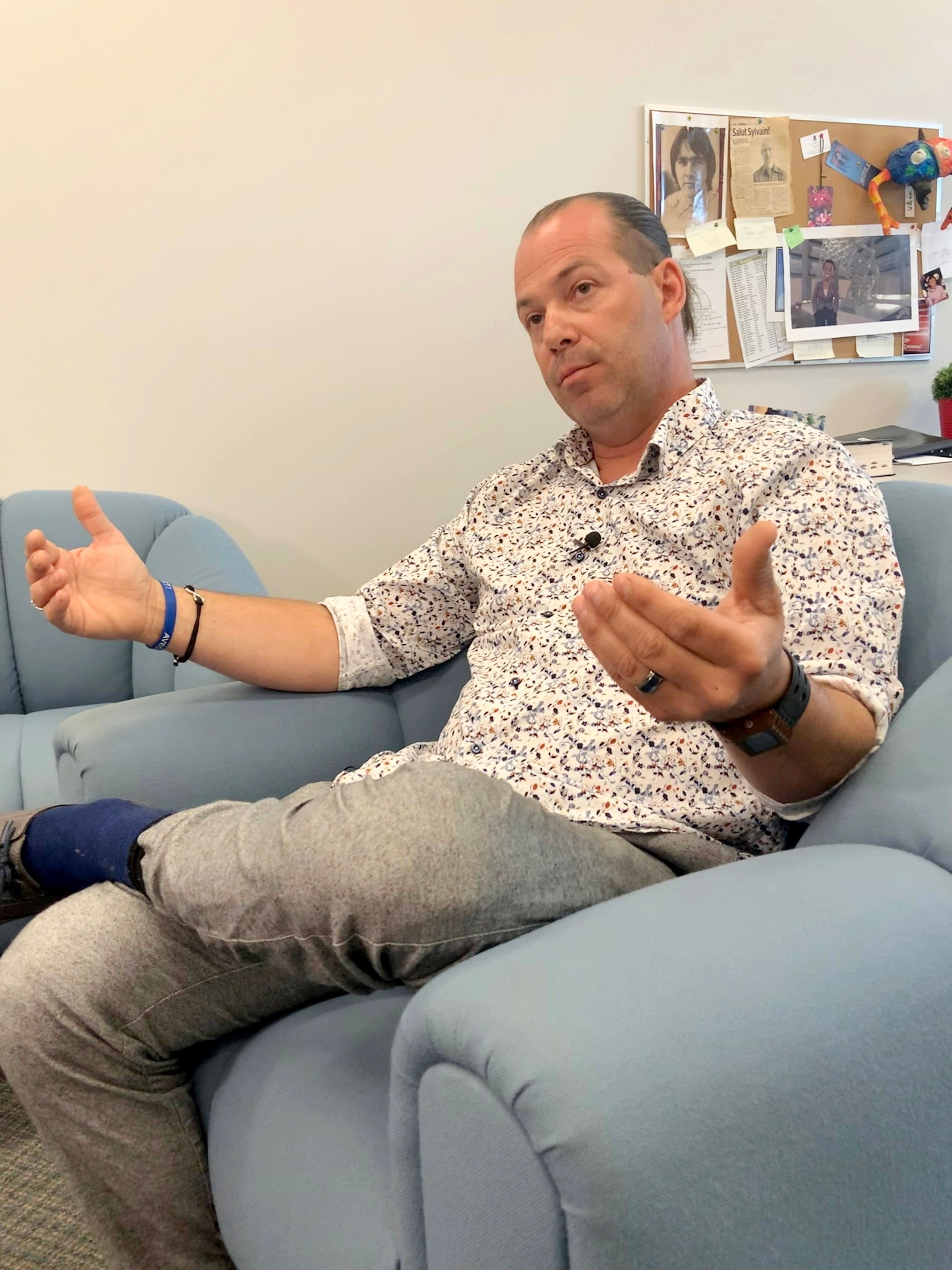 Martin Chouinard, victime du photographe Rolland Lachance.