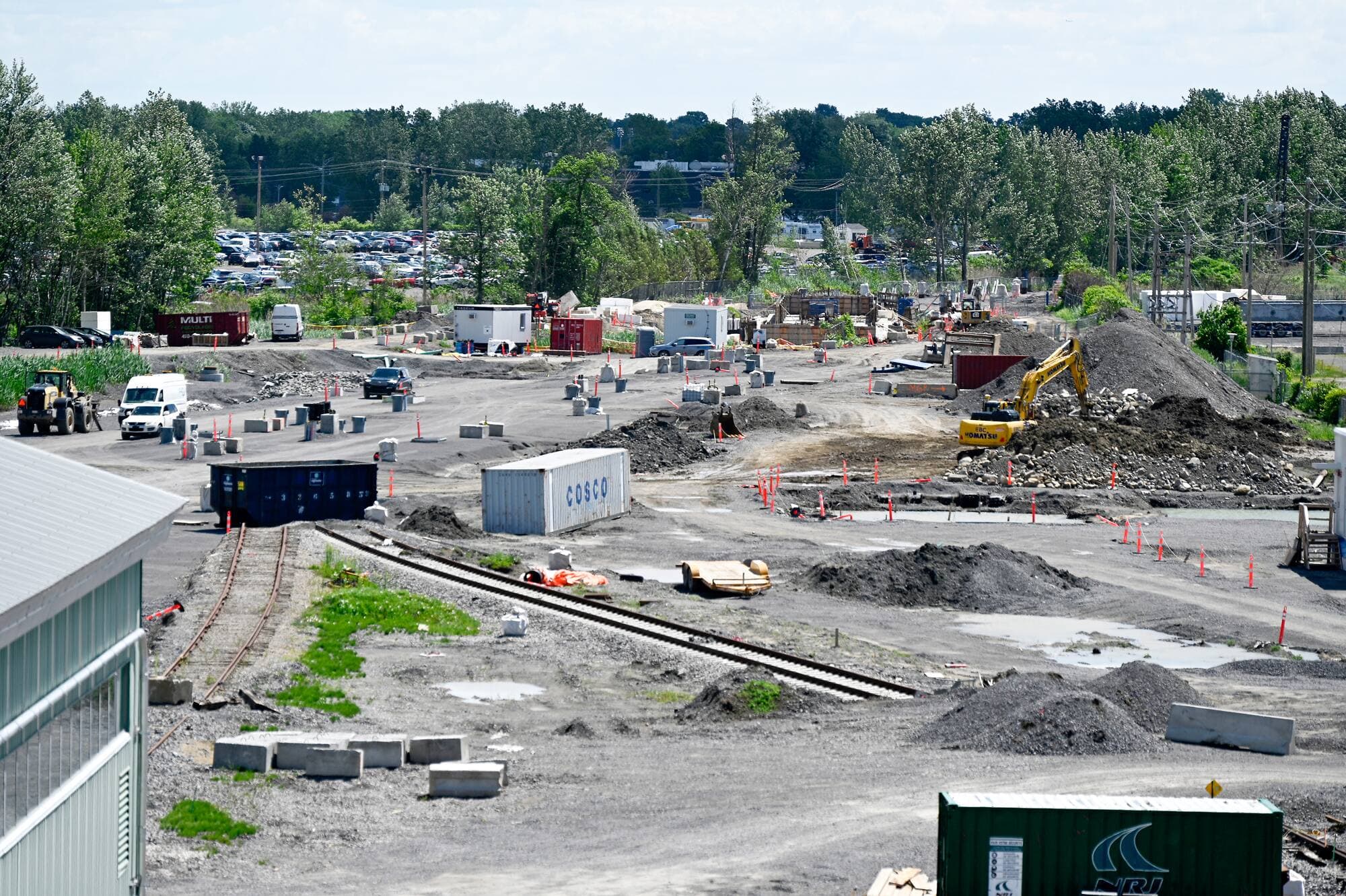 Des problèmes avec la construction du tunnel sous le mont Royal causent des délais supplémentaires pour l’ouverture de plusieurs gares en chantier, comme ici à Saint-Eustache