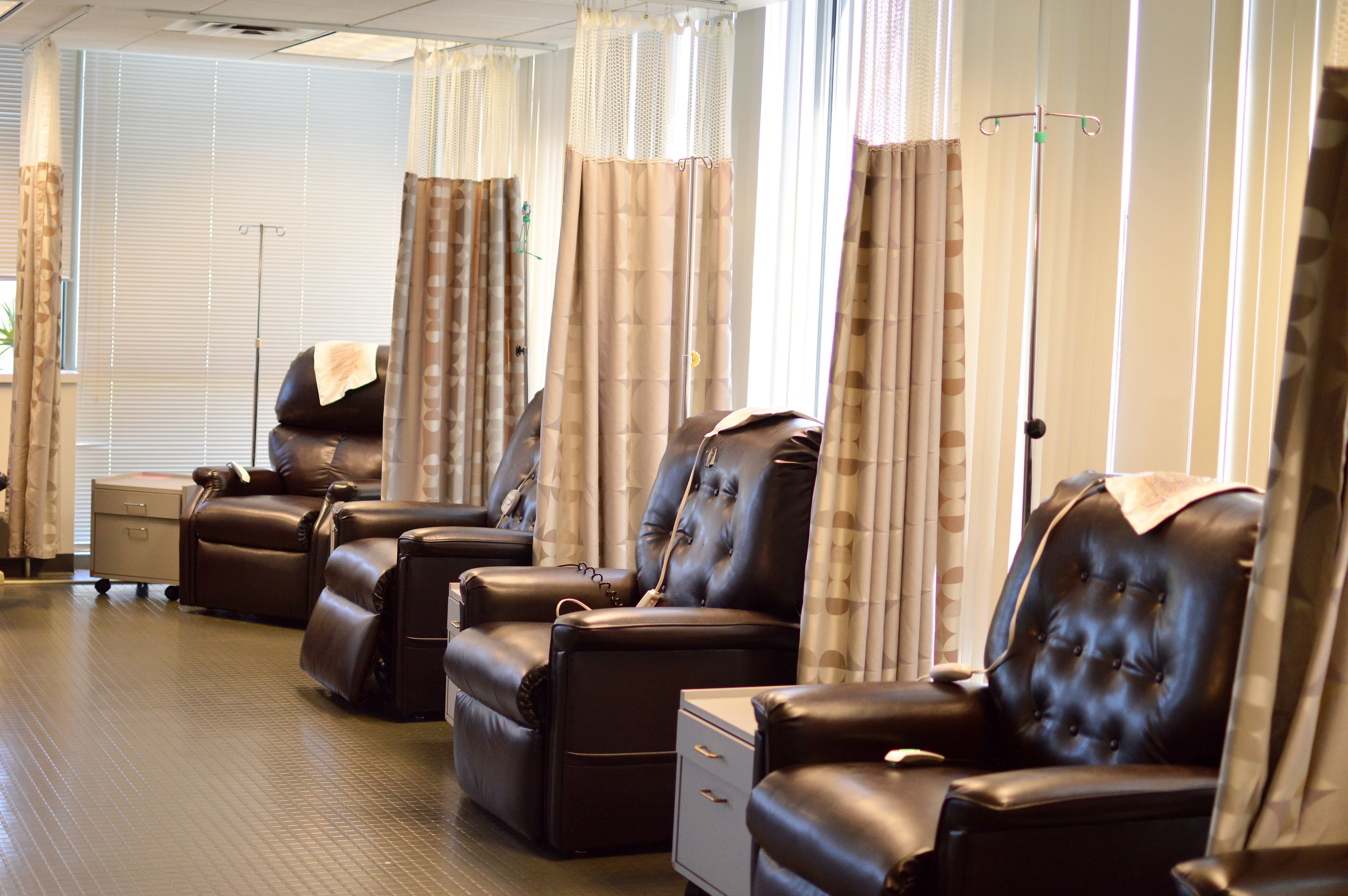 La salle d’attente de l’endroit.