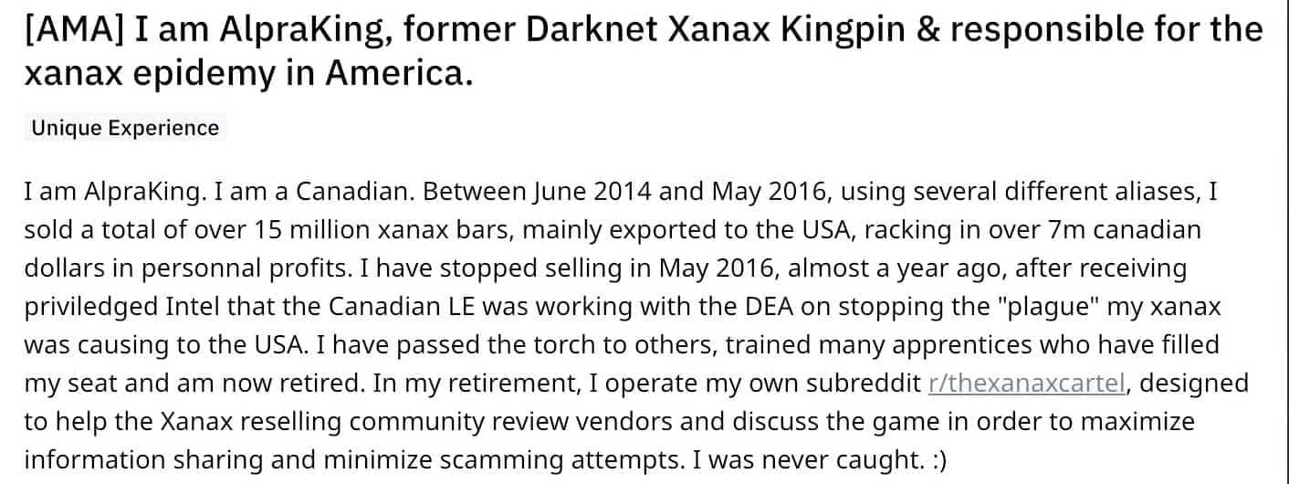 Capture d'écran Reddit