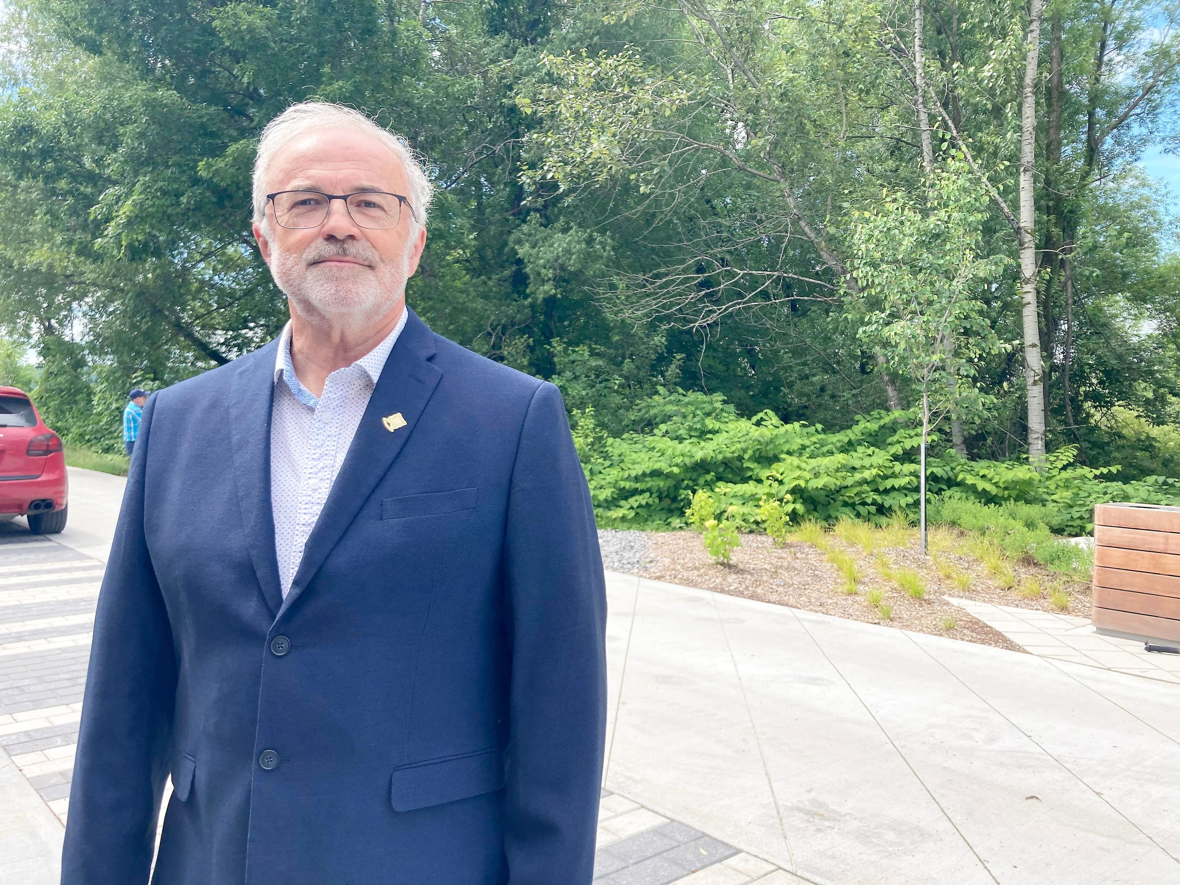 Jacques Bouchard, maire de Sainte-Anne-de-Beaupré