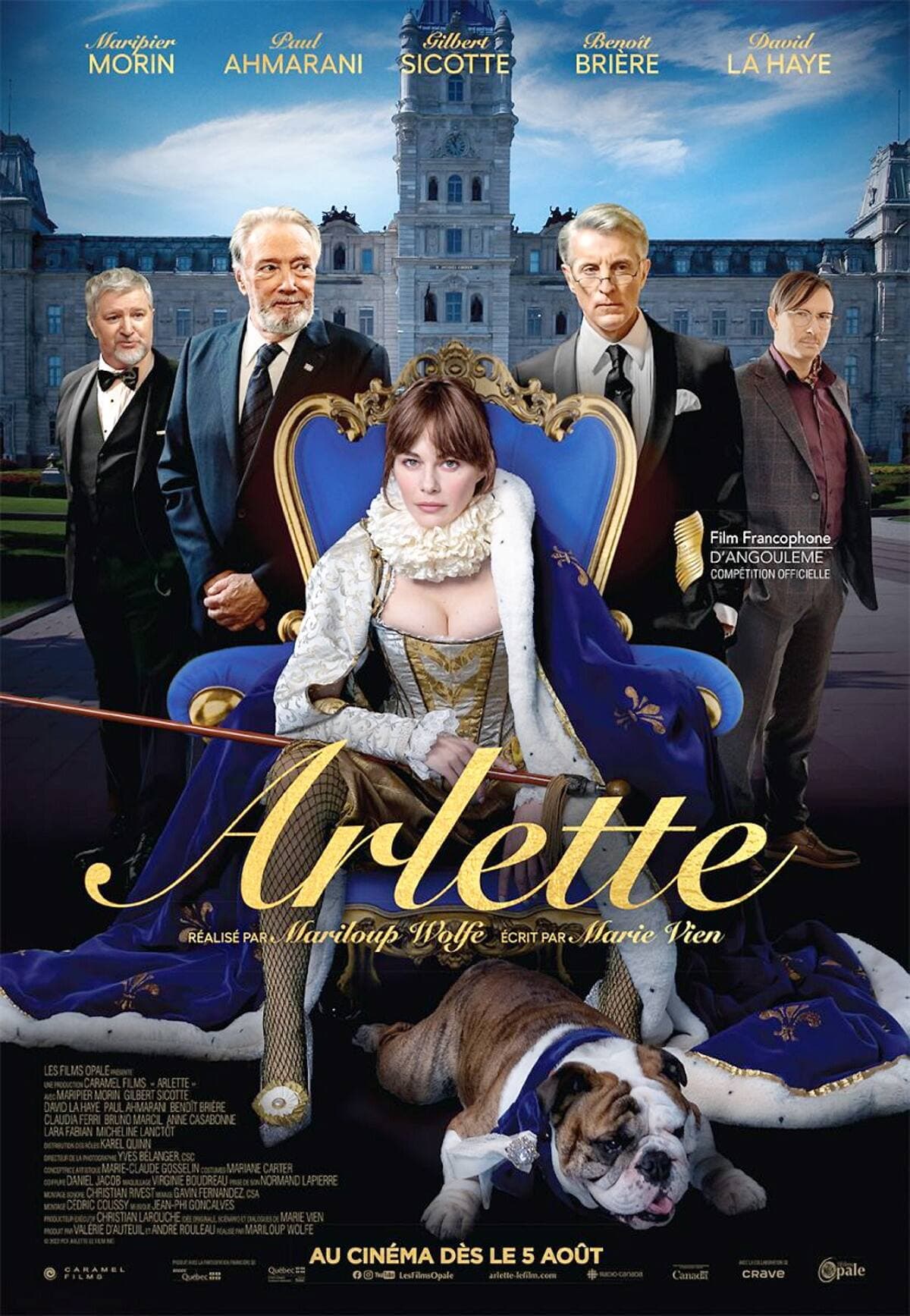 Sans avoir le raffinement cruel d’un Denys Arcand ou l’onirisme audacieux d’un Luc Dionne, Arlette n’en est pas moins une fable politique d’une complexité exigeante.