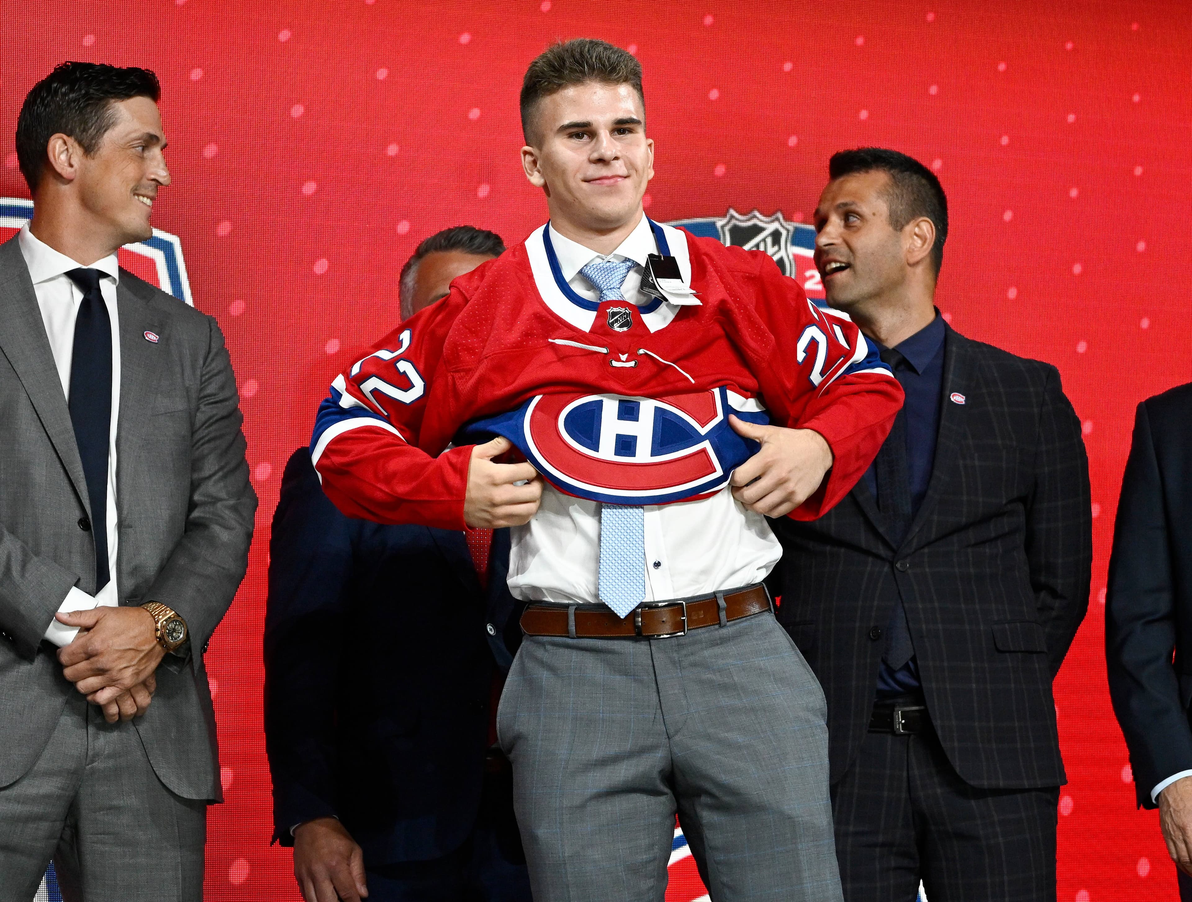 Filip Mesar a été le deuxième choix du CH au premier tour, le 26e au total, hier.