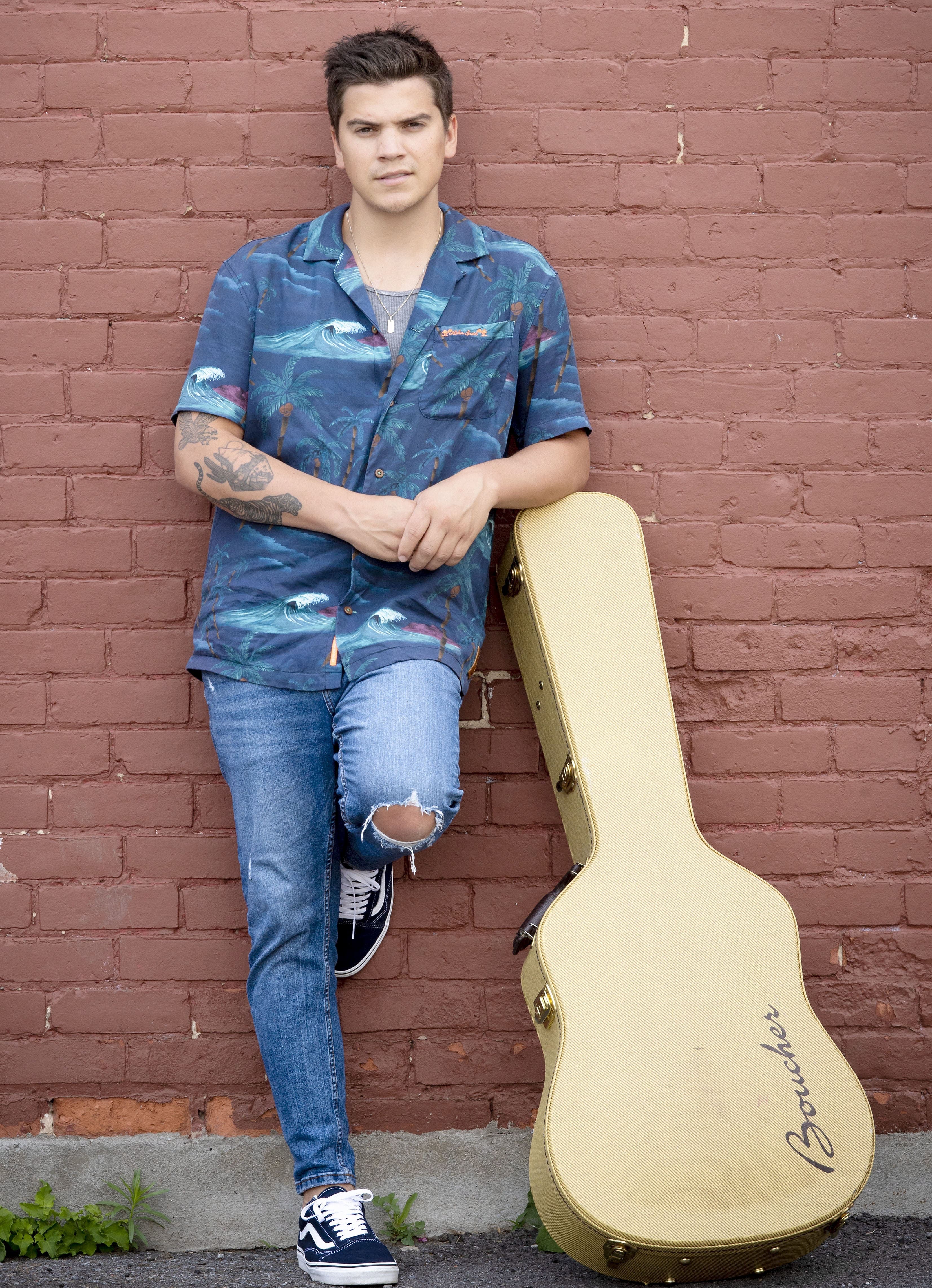 Ludovick Bourgeois, 29 ans, chanteur et musicien