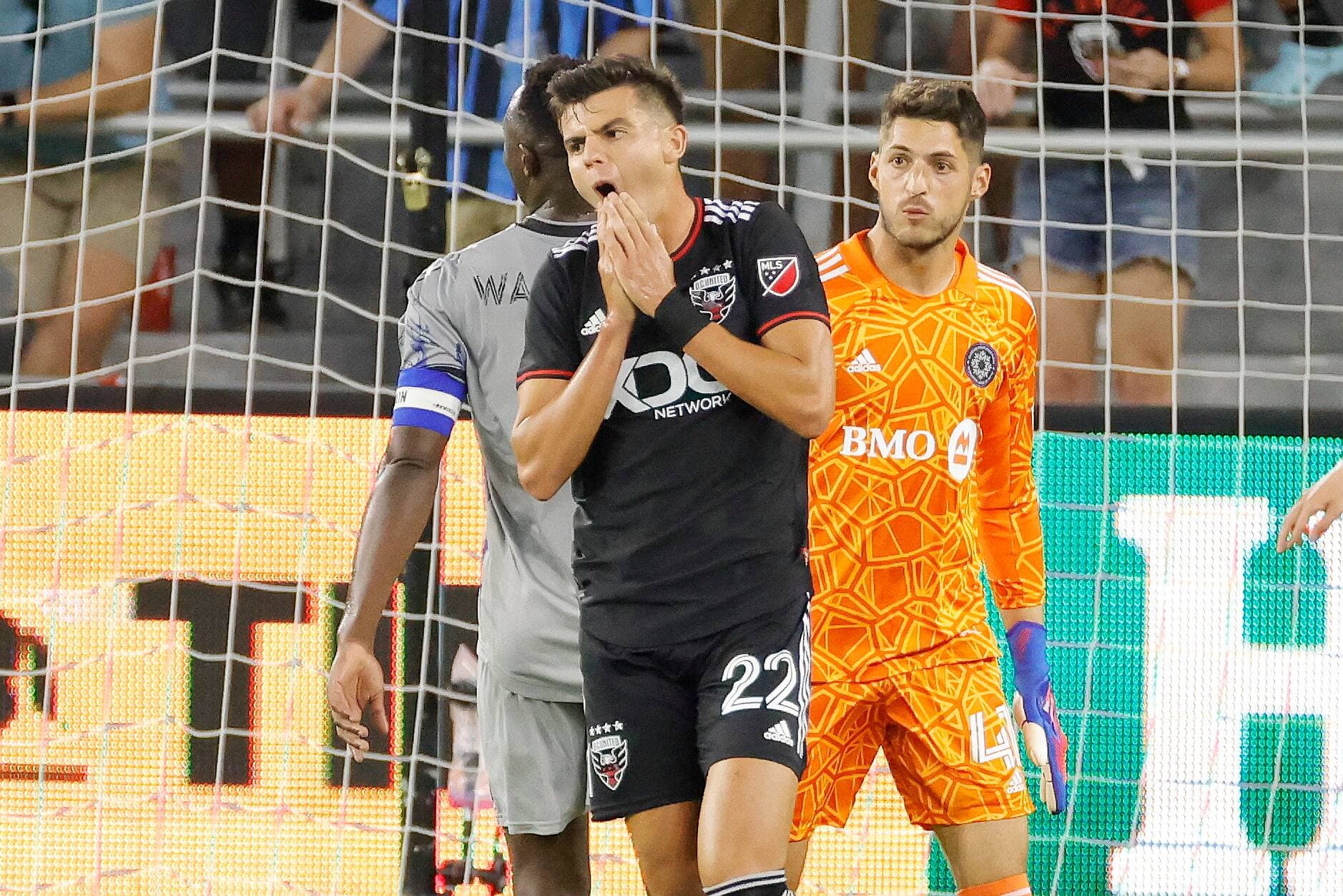 Miguel Berry, du D.C. United, n’en revenait pas d’avoir été frustré par un arrêt du gardien du CF Montréal James Pantemis en juillet dernier à Washington.