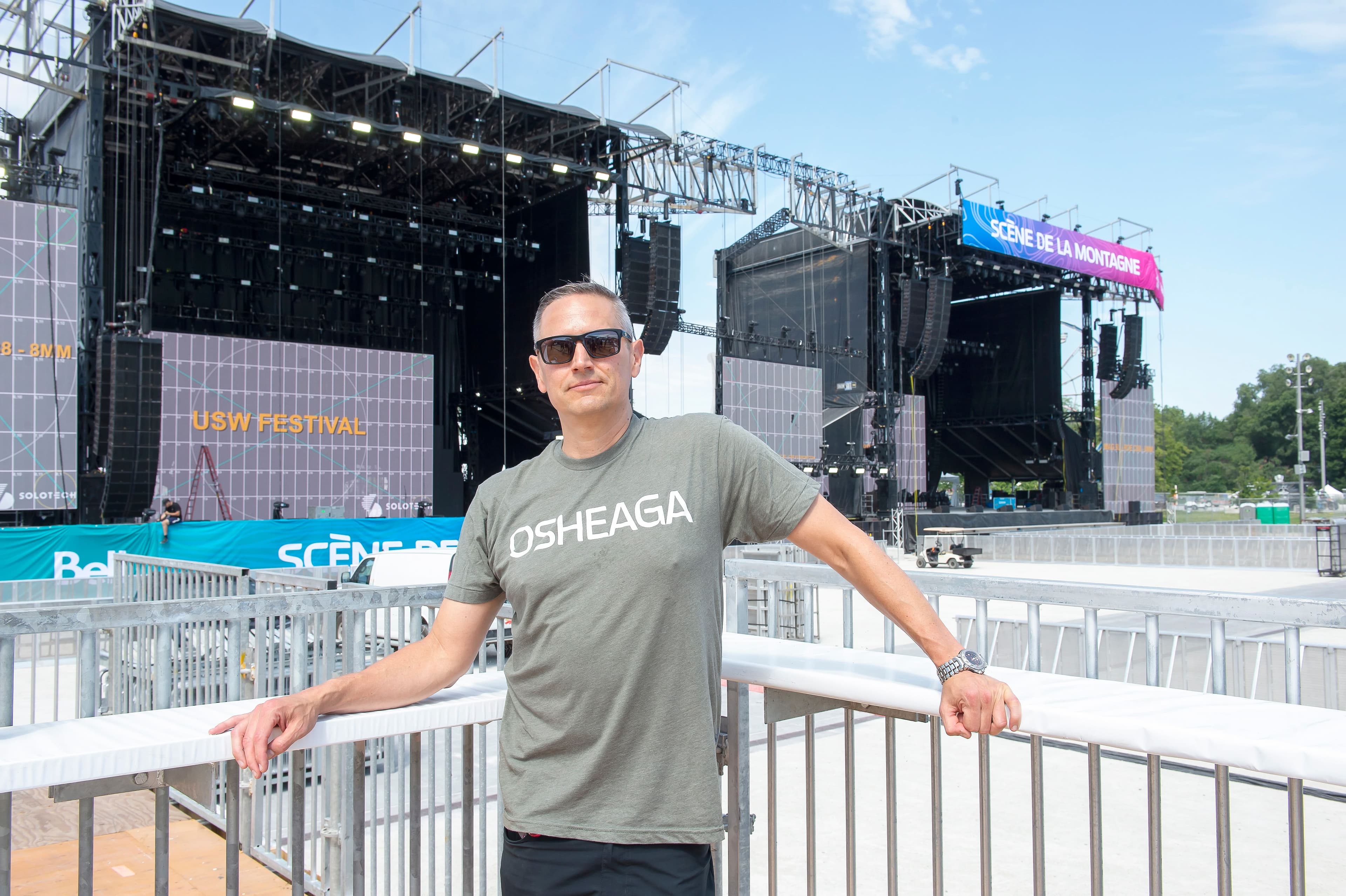 Le responsable de la programmation d’Osheaga, Nick Farkas, se disait « stressé et excité » à la veille du festival.