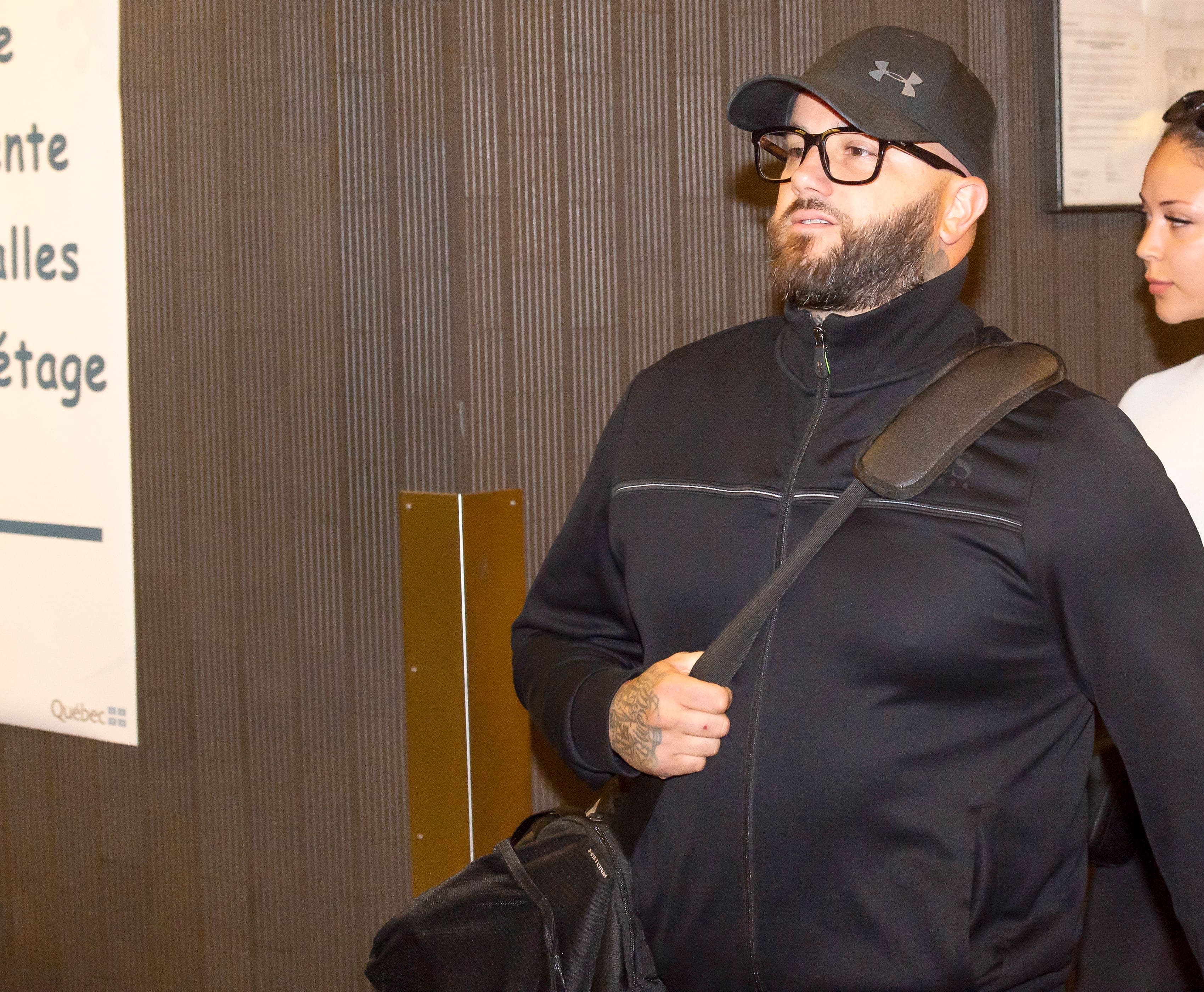 Benoît Nantel-Gagnon était prêt à aller en prison lors de son arrivée au palais de justice de Montréal, mercredi.