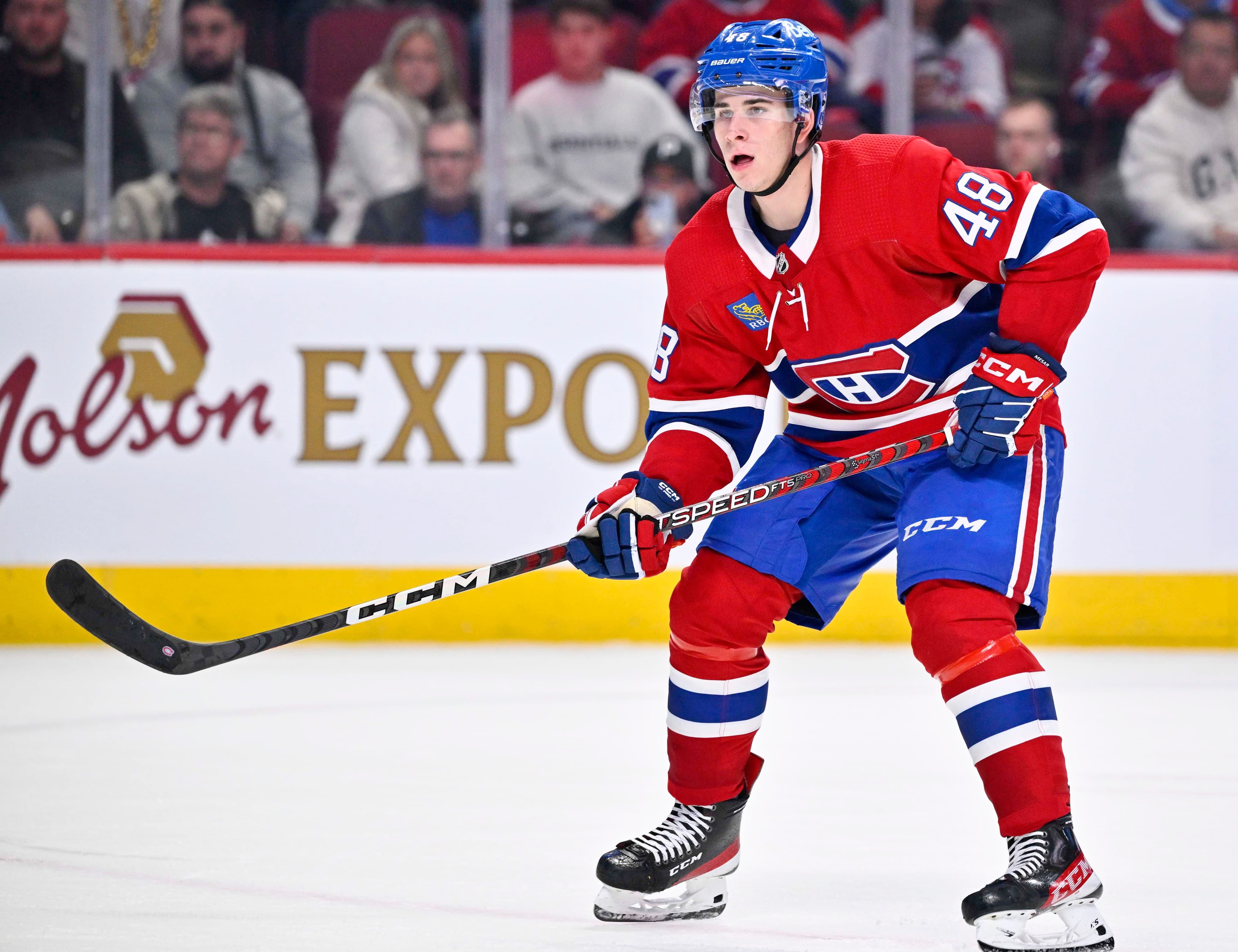 La recrue Filip Mesar a su faire sa marque depuis le début du camp d’entraînement du Canadien.