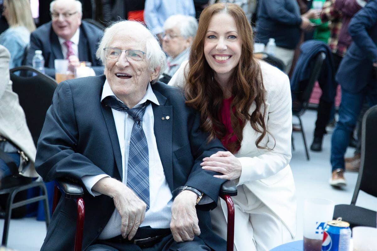 Jean Lapointe et sa fille Anne Elizabeth Lapointe lors du 40e anniversaire de la Maison Jean Lapointe en octobre dernier.