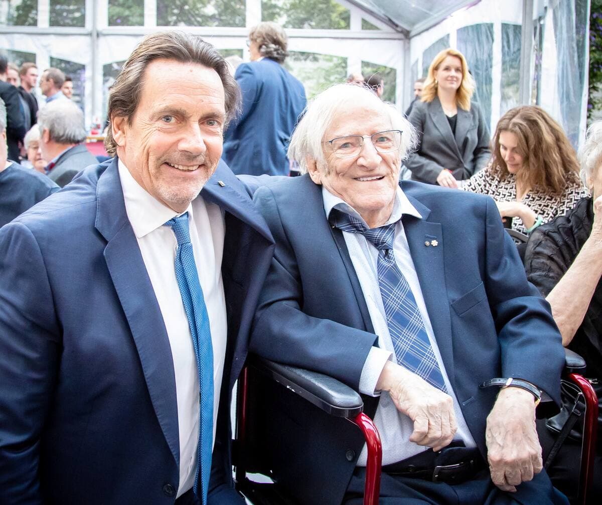 Pierre Karl Péladeau était présent mercredi soir au côté de Jean Lapointe.