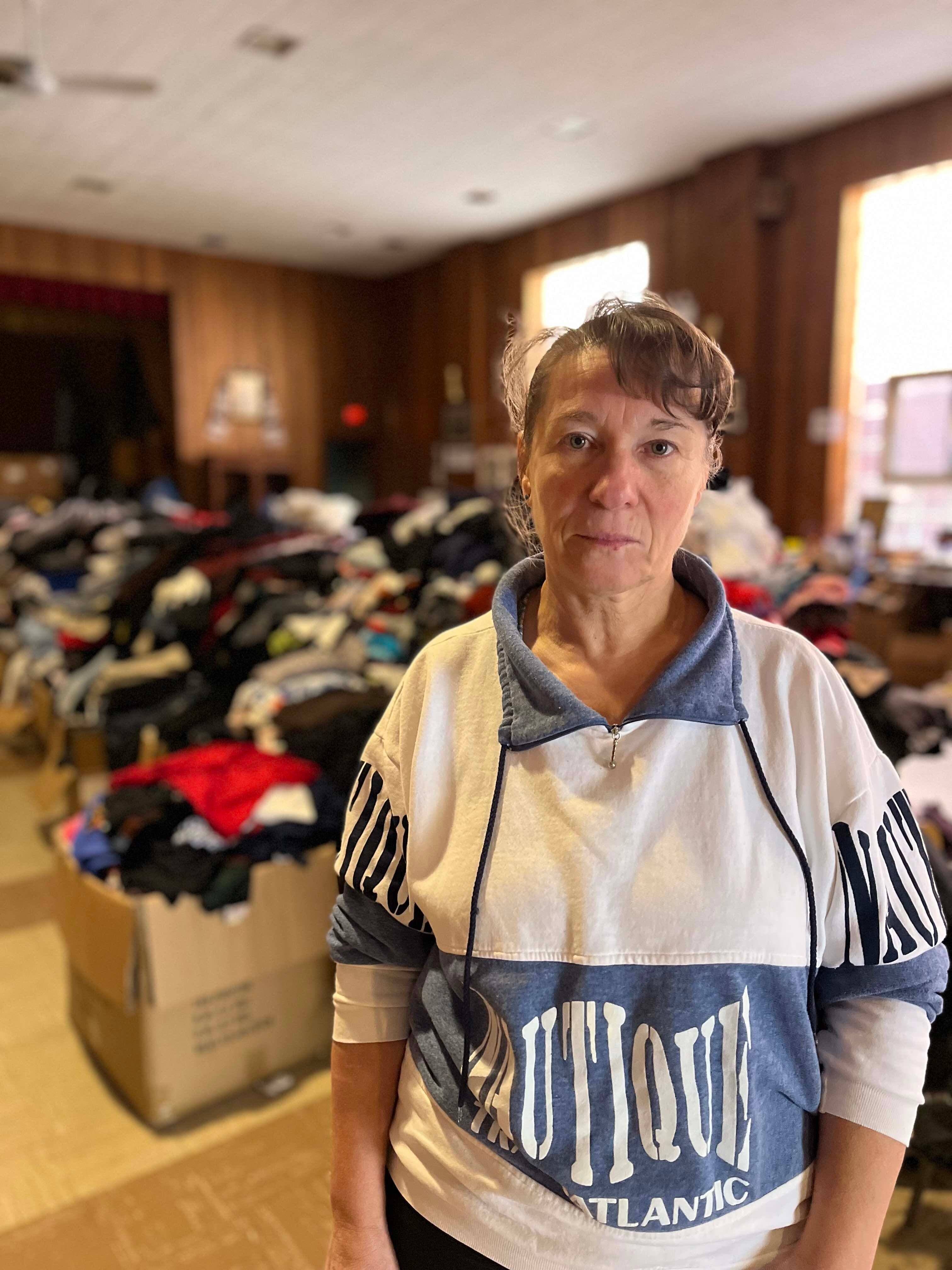 « Elena Altgauzen, bénévole ukrainienne à l'église catholique ukrainienne Saint-Michel de Montréal »