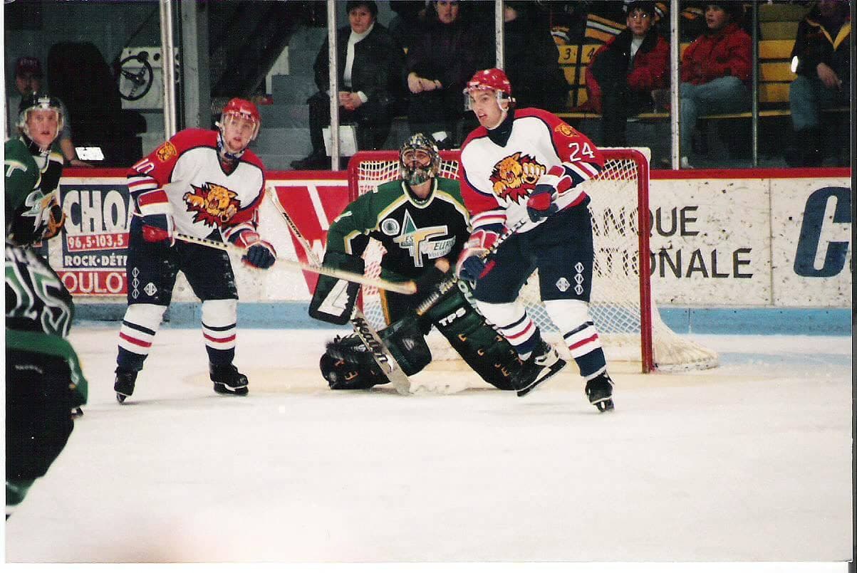 Roberto Luongo a connu beaucoup de succès dans l'uniforme des Foreurs de Val-d'Or, dans la LHJMQ.