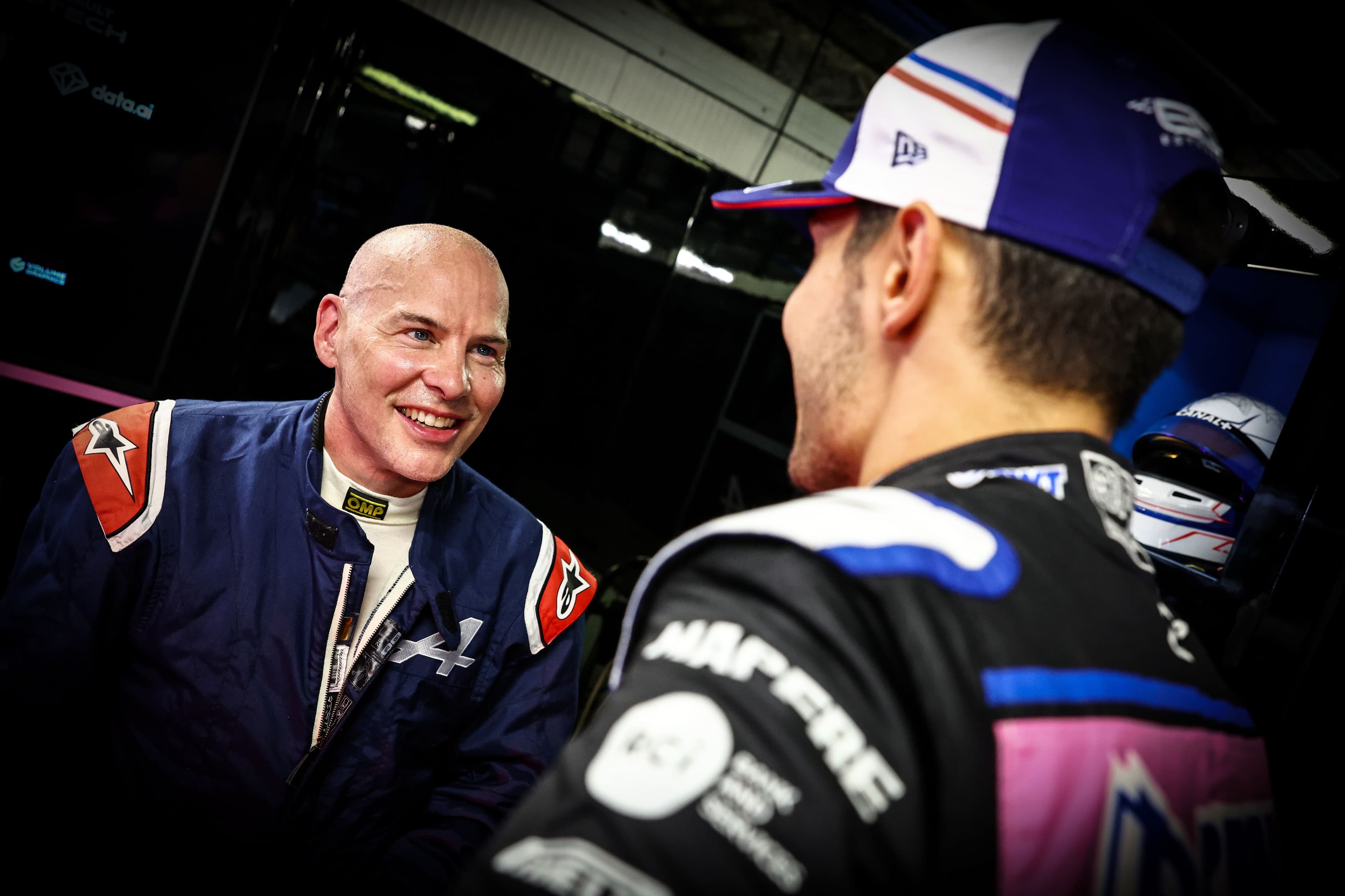 Jacques Villeneuve était tout souriant à l’issue de ce test dont il se souviendra toute sa vie.