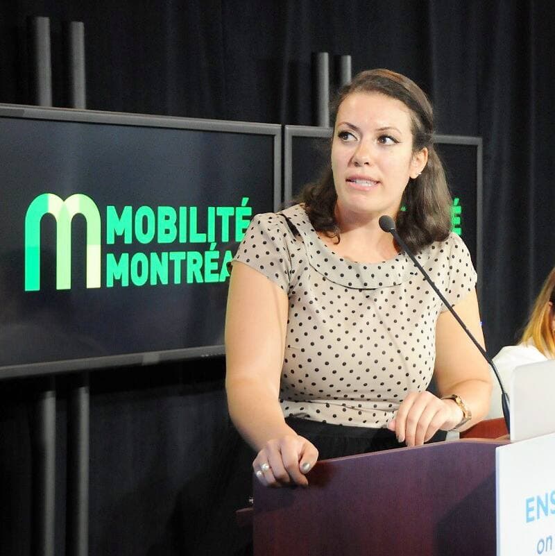 Sarah Bensadoun, porte-parole au MTQ.