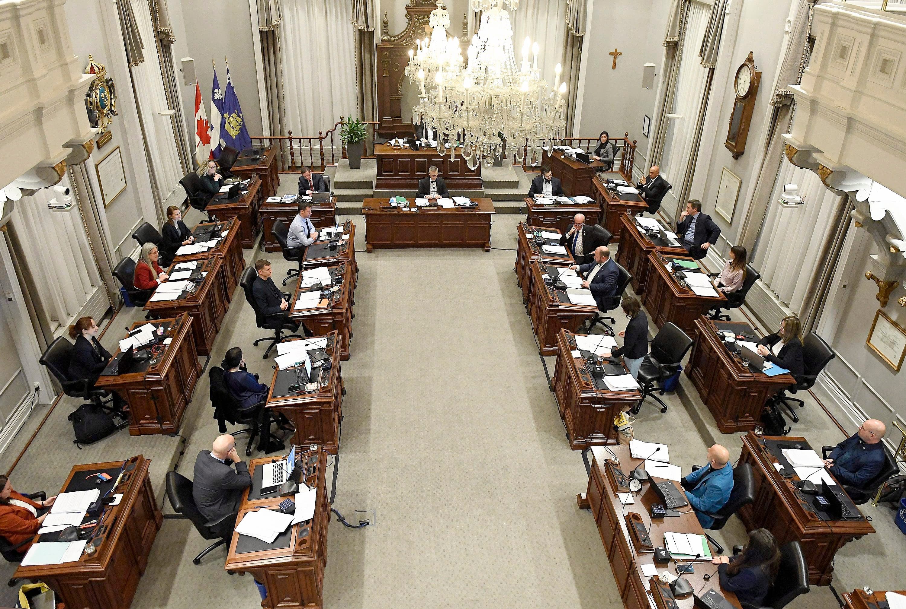 La salle du conseil municipal