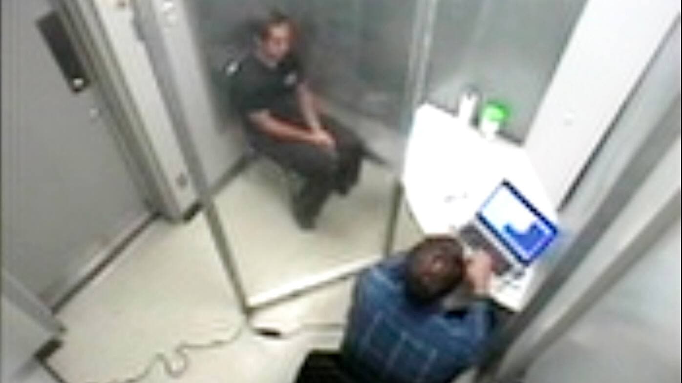 Brandon Marchand-Bibeau interrogé par la police quelques heures après le drame.