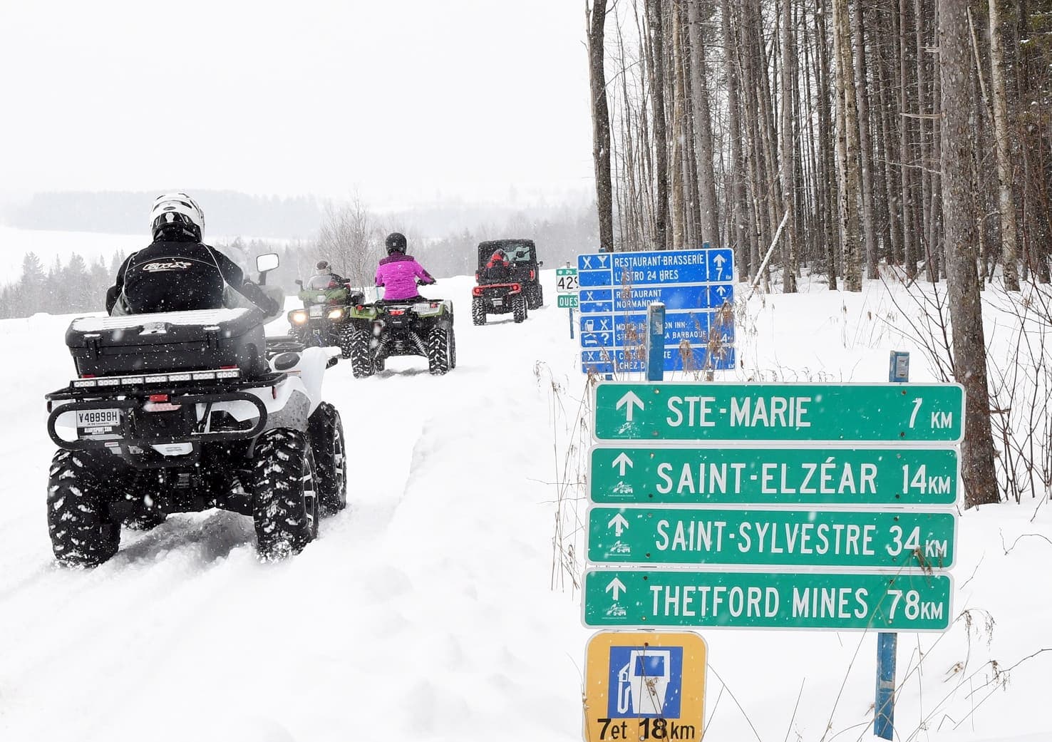 Rouler en quad en hiver signifie de bien s’adapter aux conditions de sentiers avec un véhicule très bien équipé. Le tourisme hivernal en quad est bien organisé.