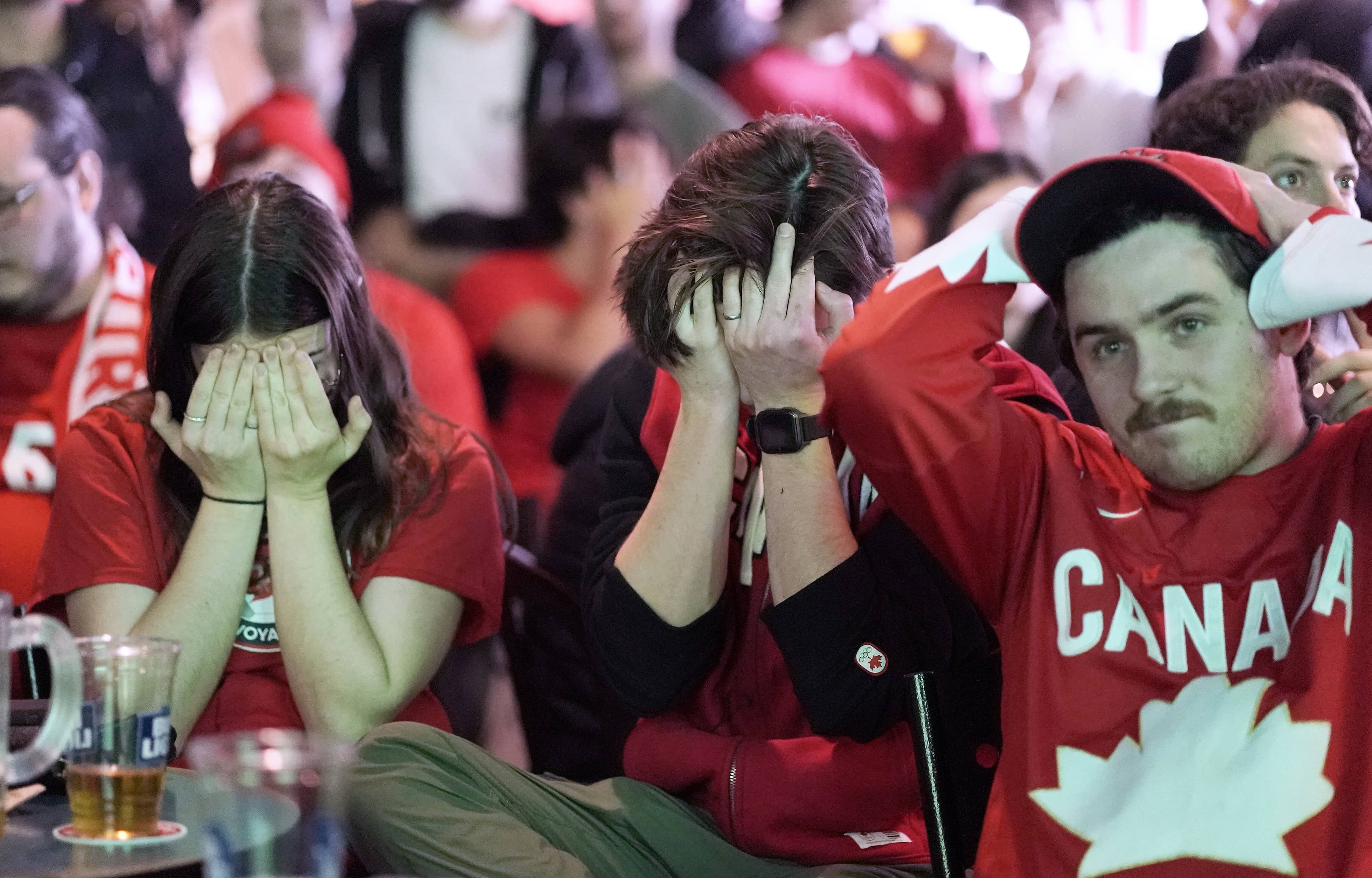 Les visages se sont allongés après le premier filet de la Croatie.