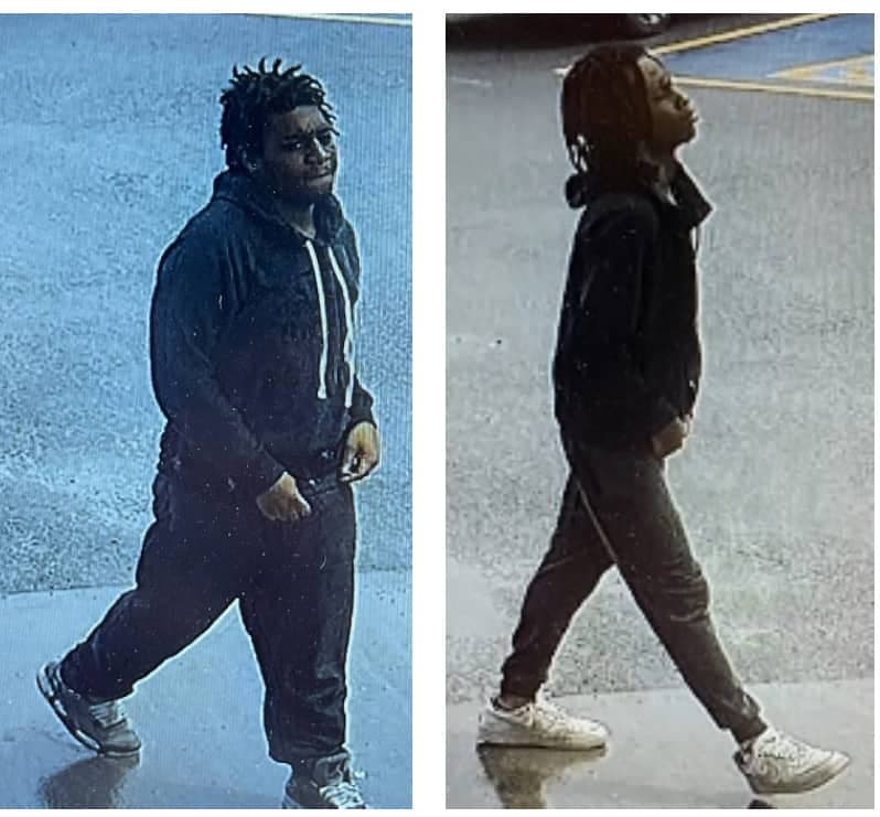 Les suspects Tafari Bezabeh et Jalen Joel Campbell Brown filmés par des caméras de surveillance le soir de l’assassinat.