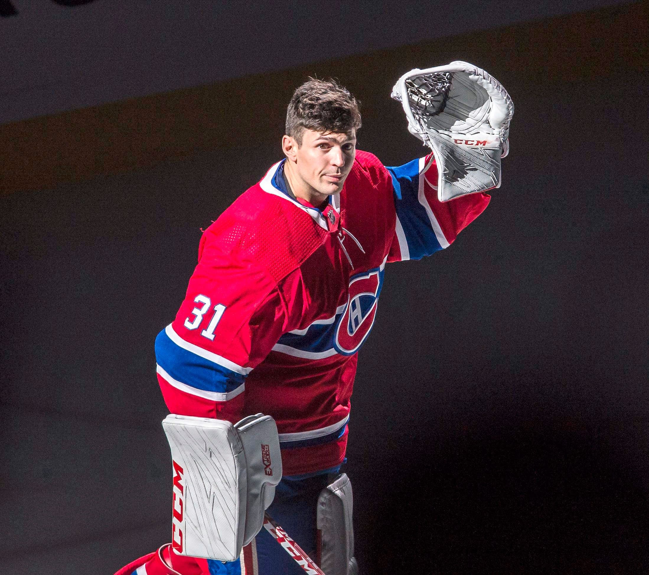 Carey Price lors d’un match contre les Kings de Los Angeles, le 18 octobre 2018.