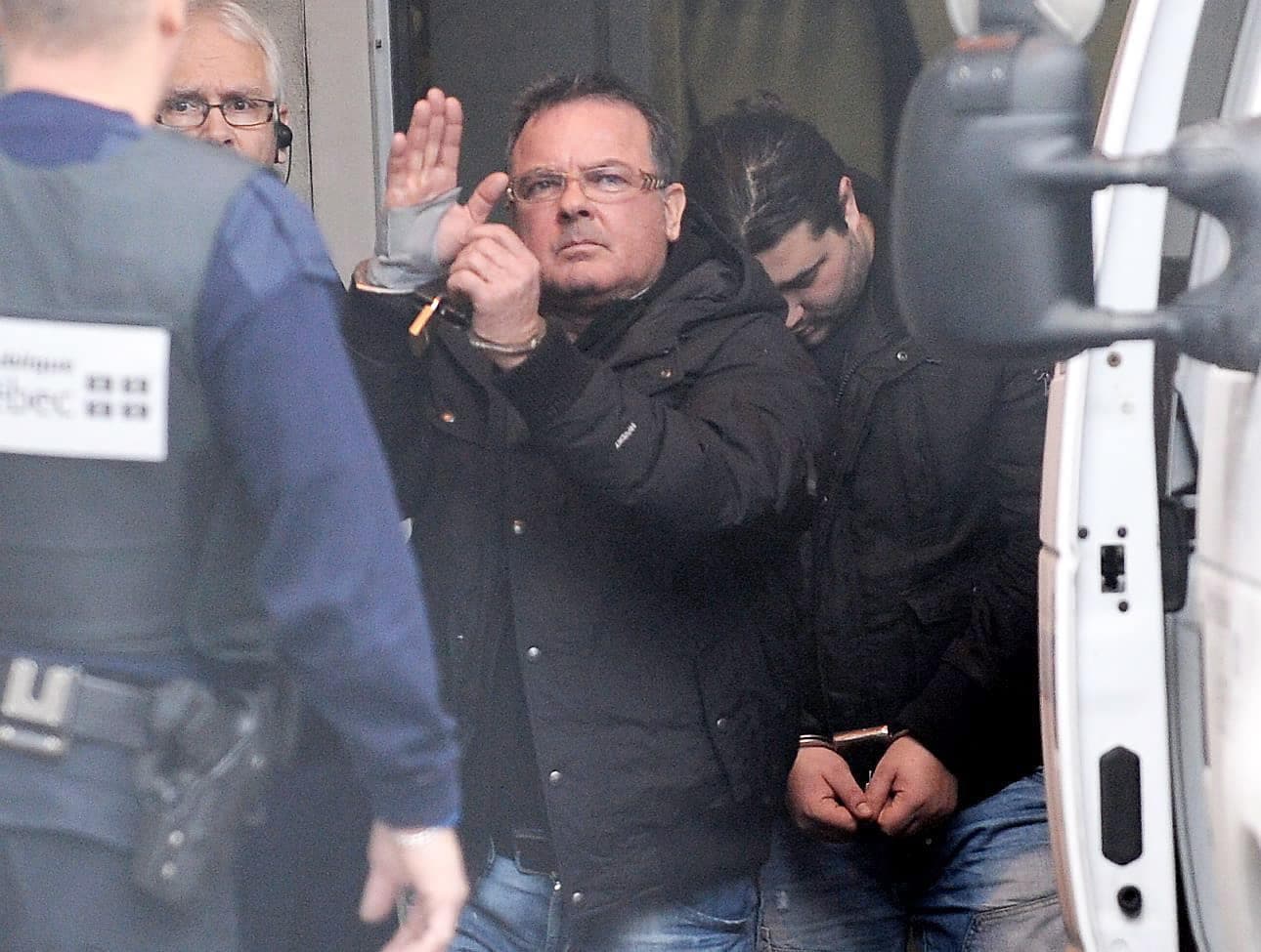 Raynald Desjardins en décembre 2011 au moment de son arrestation pour le meurtre de l’aspirant parrain Salvatore Montagna.